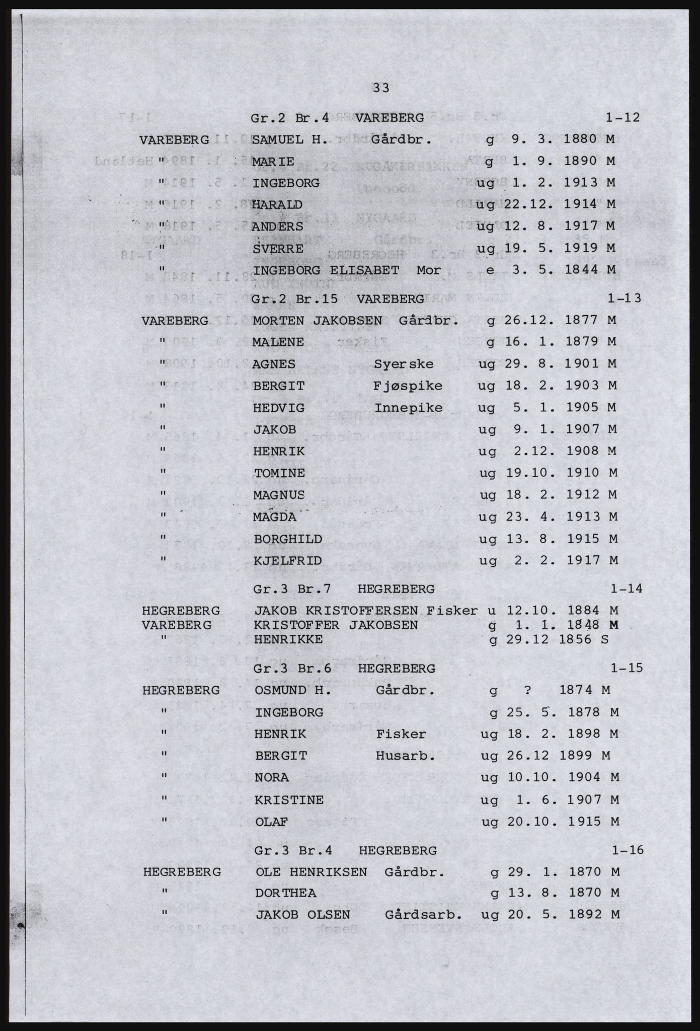 SAST, Avskrift av folketellingen 1920 for Ryfylkeøyene, 1920, s. 45