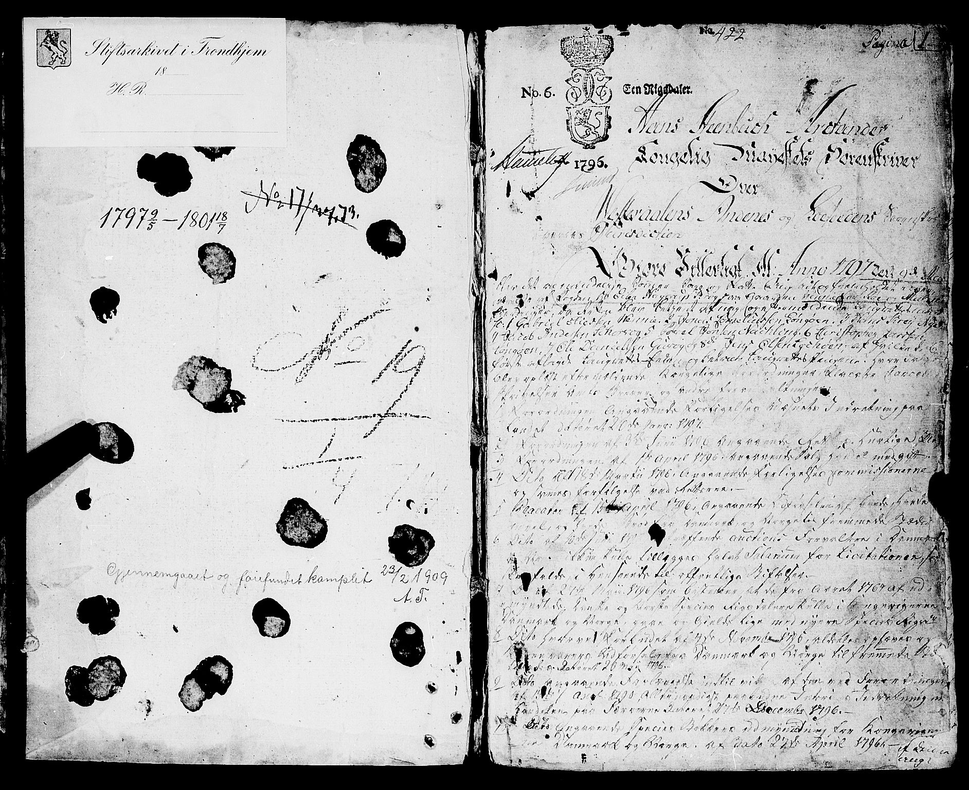 Vesterålen sorenskriveri, SAT/A-4180/1/1/1A/L0013: Tingbok, 1797-1801, s. 0-1