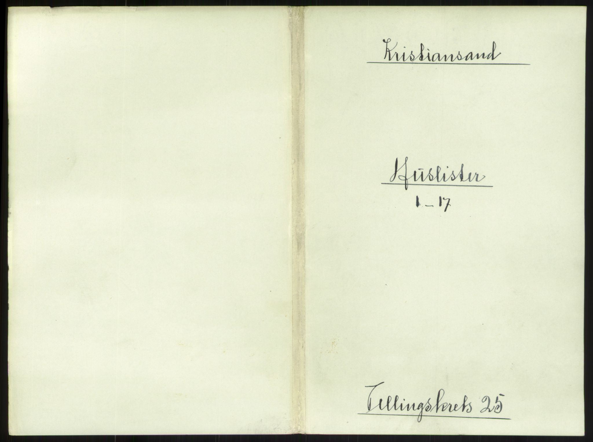 RA, Folketelling 1891 for 1001 Kristiansand kjøpstad, 1891, s. 1370