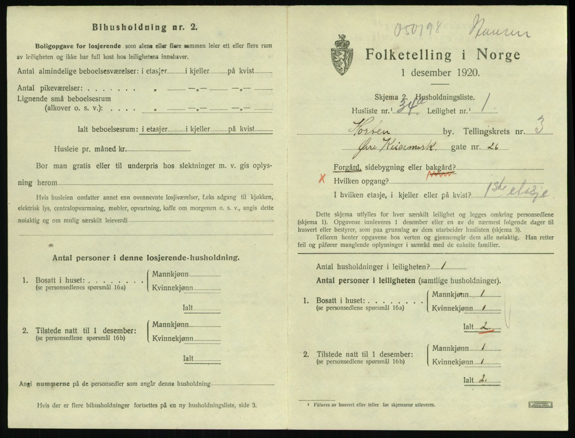 SAKO, Folketelling 1920 for 0703 Horten kjøpstad, 1920, s. 4241