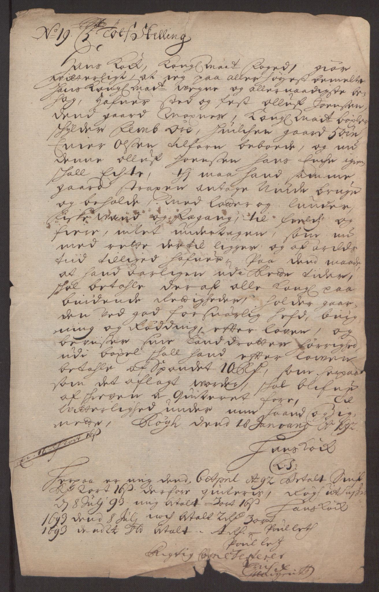 Rentekammeret inntil 1814, Reviderte regnskaper, Fogderegnskap, AV/RA-EA-4092/R62/L4185: Fogderegnskap Stjørdal og Verdal, 1692, s. 339