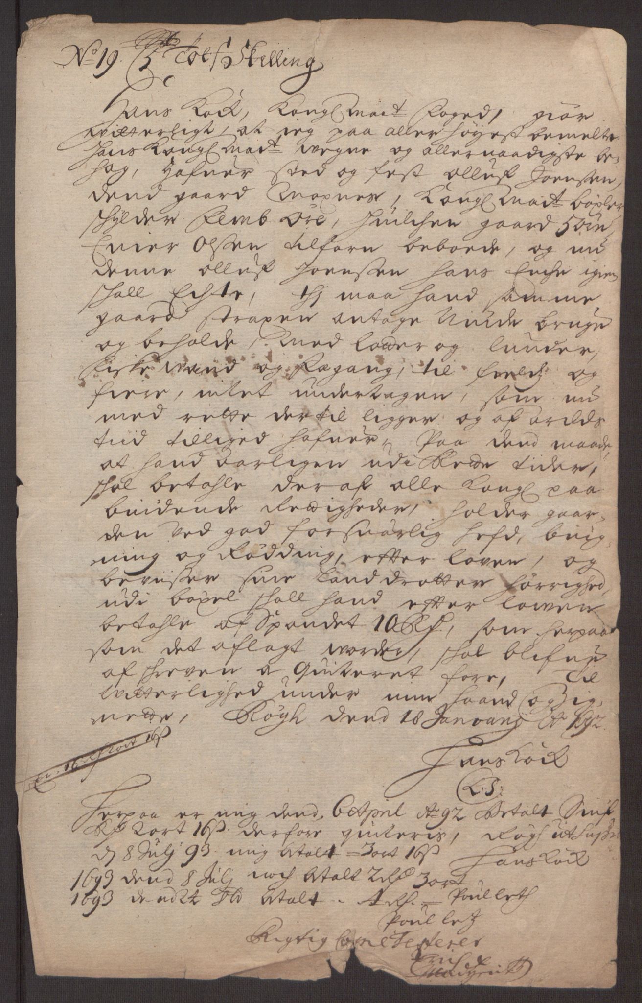 Rentekammeret inntil 1814, Reviderte regnskaper, Fogderegnskap, RA/EA-4092/R62/L4185: Fogderegnskap Stjørdal og Verdal, 1692, s. 339