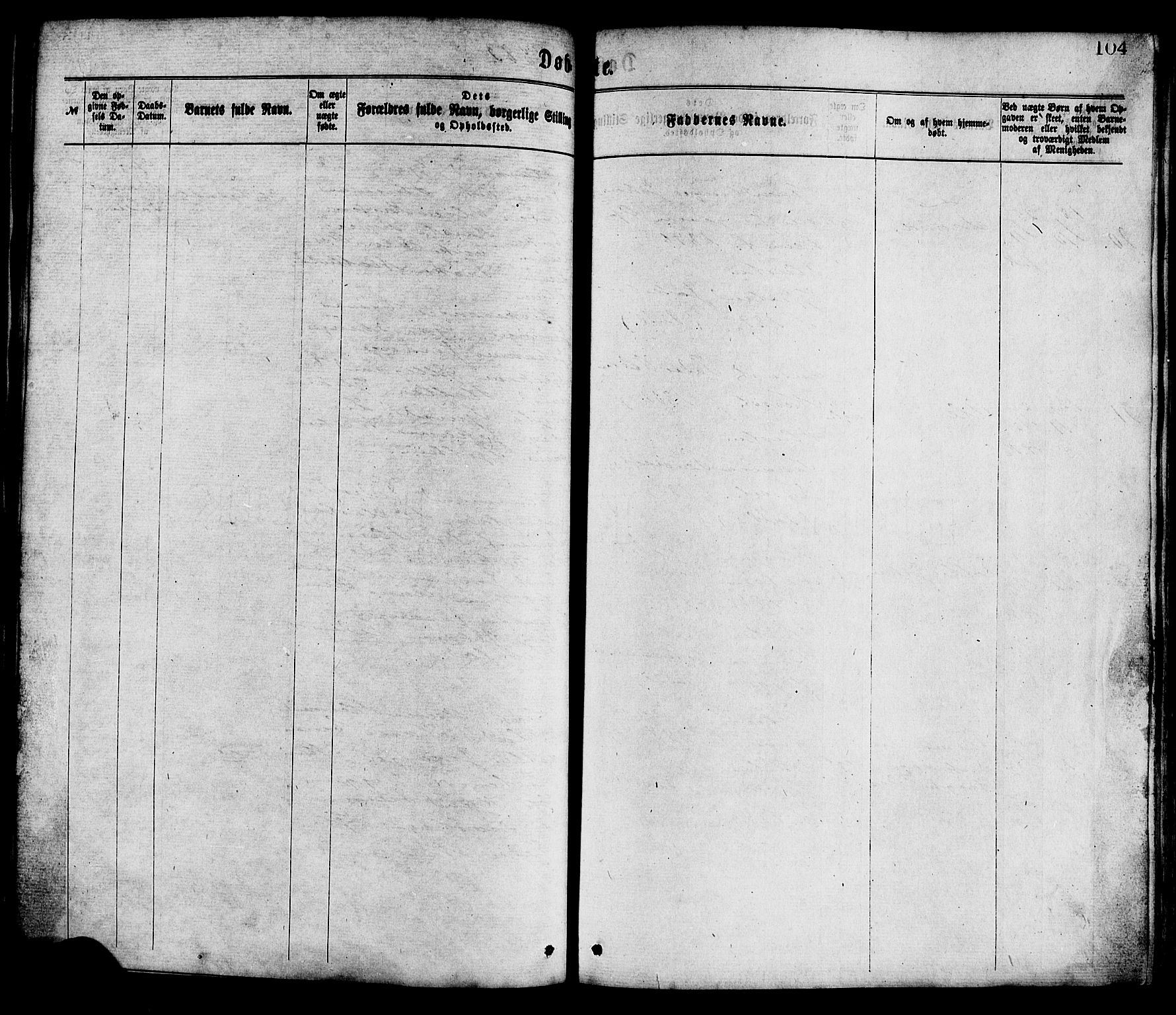 Hafslo sokneprestembete, AV/SAB-A-80301/H/Haa/Haaa/L0011: Ministerialbok nr. A 11, 1873-1886, s. 104