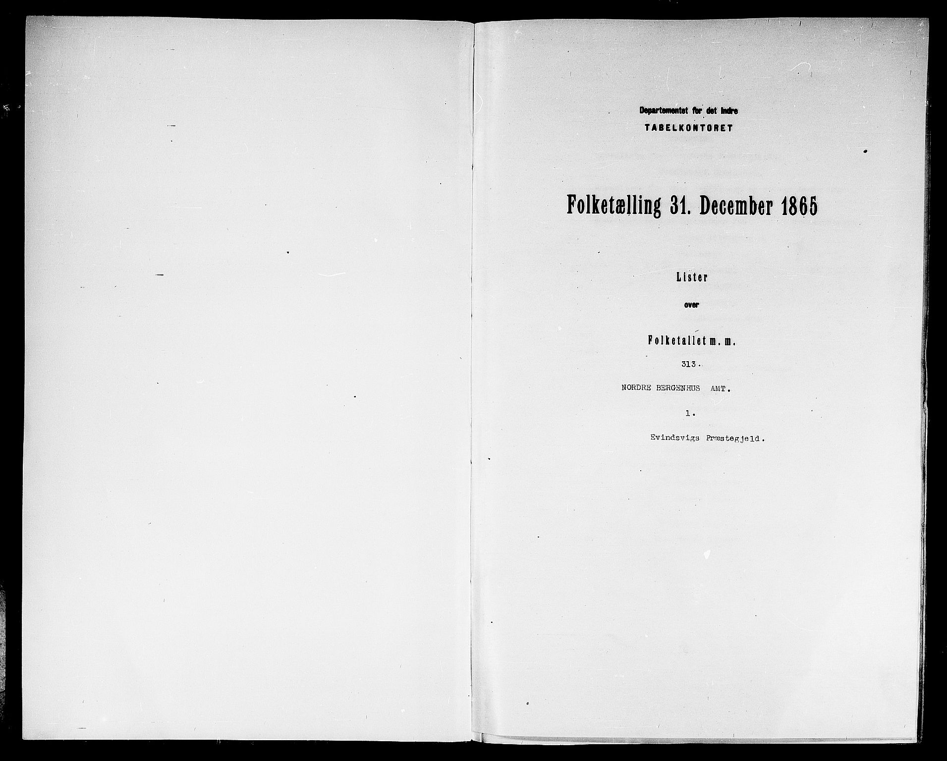 RA, Folketelling 1865 for 1411P Eivindvik prestegjeld, 1865, s. 3