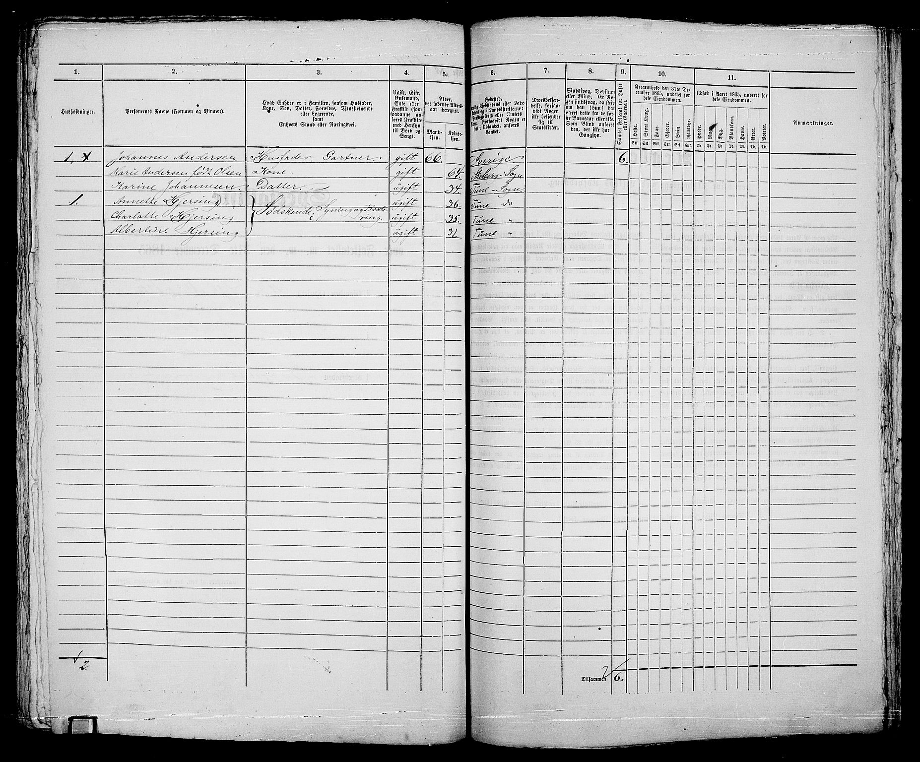 RA, Folketelling 1865 for 0102P Sarpsborg prestegjeld, 1865, s. 356