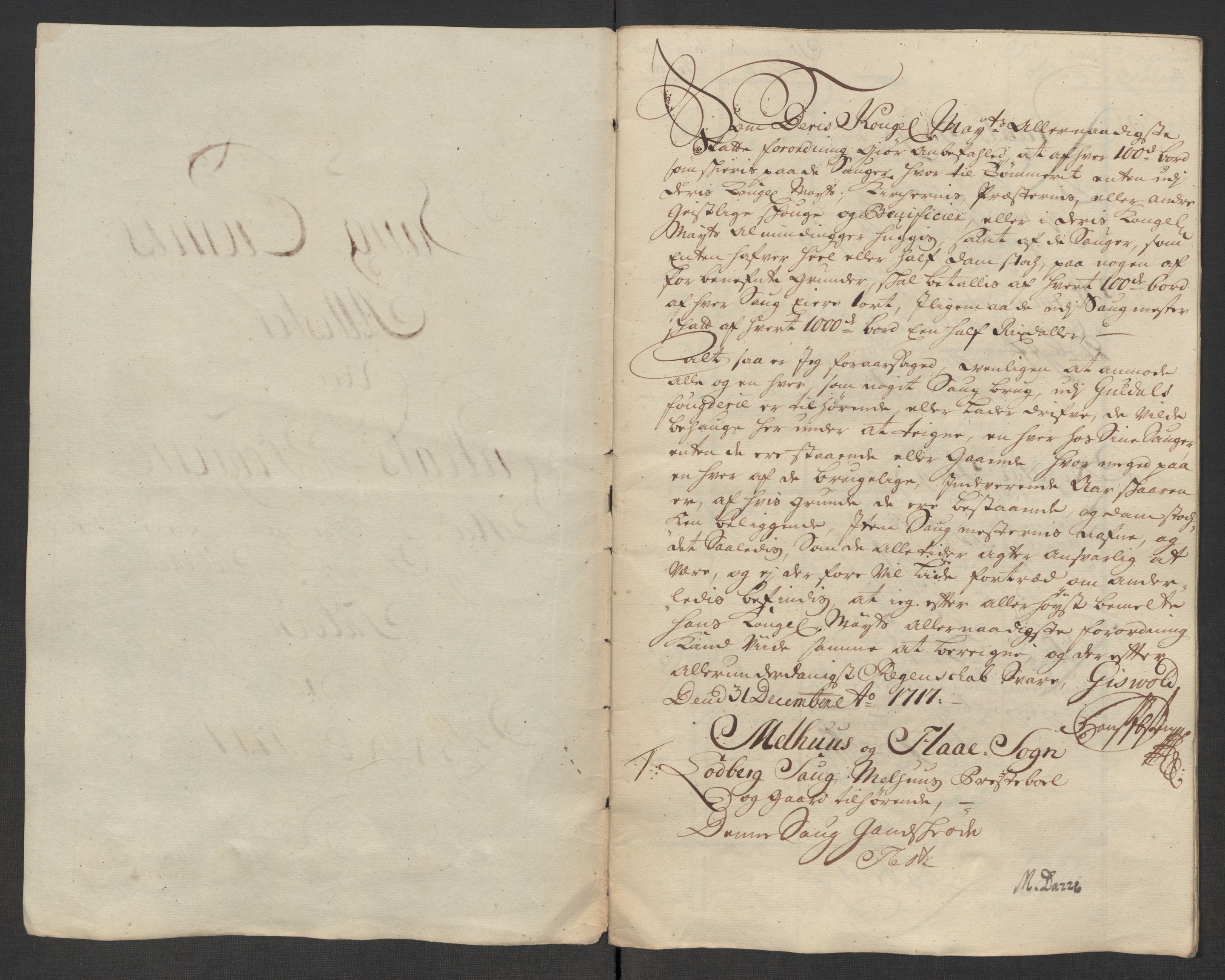 Rentekammeret inntil 1814, Reviderte regnskaper, Fogderegnskap, RA/EA-4092/R60/L3969: Fogderegnskap Orkdal og Gauldal, 1717, s. 350