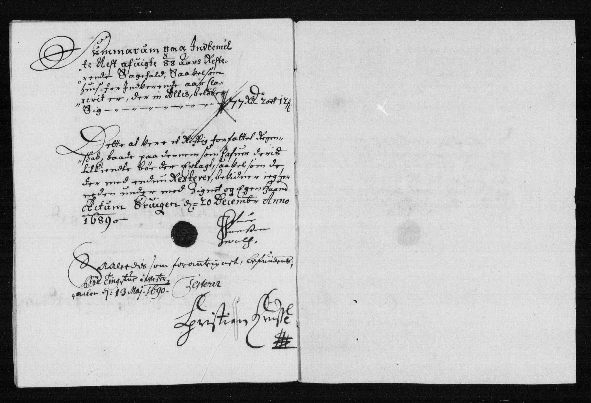 Rentekammeret inntil 1814, Reviderte regnskaper, Stiftamtstueregnskaper, Trondheim stiftamt og Nordland amt, AV/RA-EA-6044/R/Rh/L0014: Nordland amt, 1687-1689