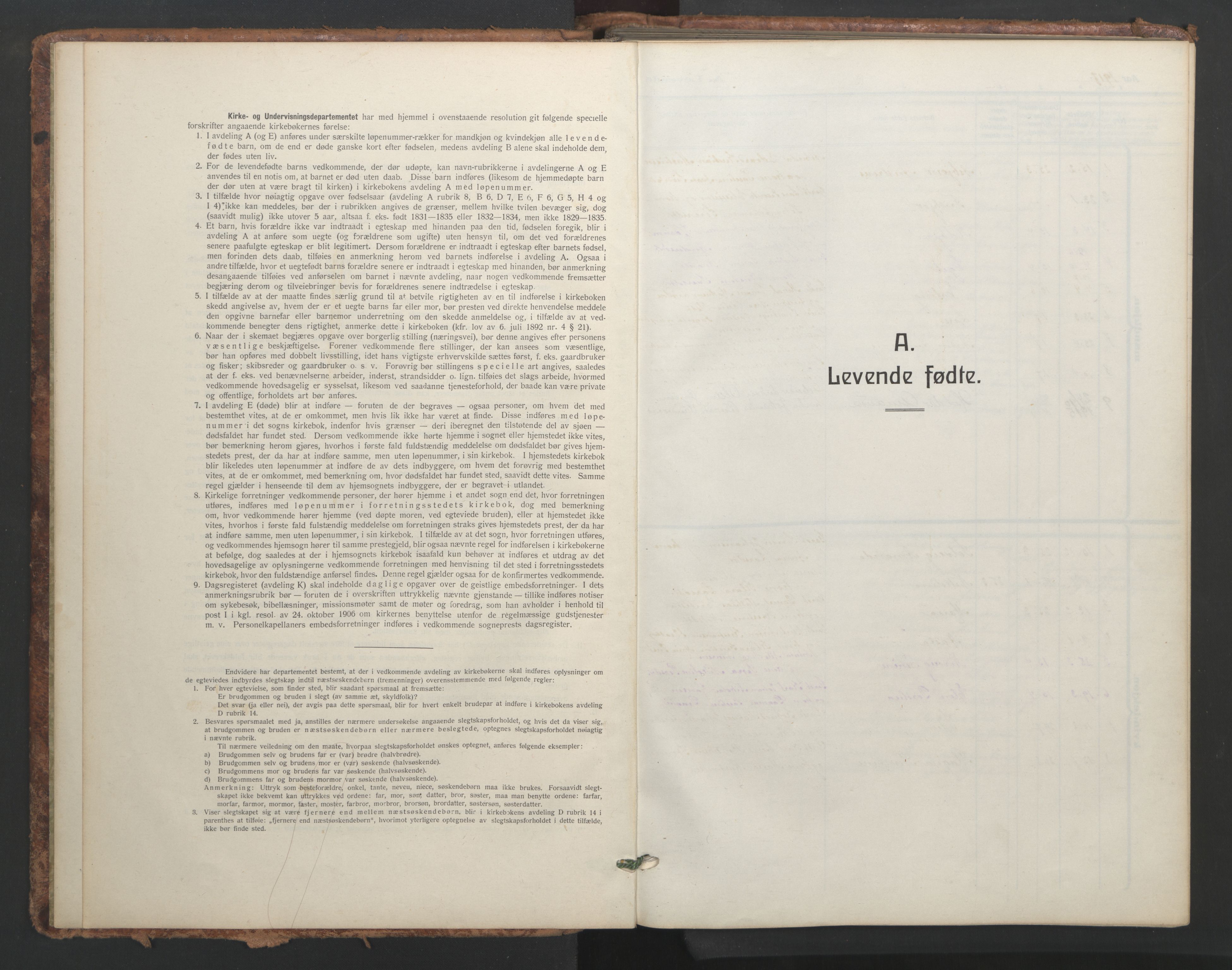 Ministerialprotokoller, klokkerbøker og fødselsregistre - Nordland, SAT/A-1459/824/L0341: Klokkerbok nr. 824C01, 1916-1957