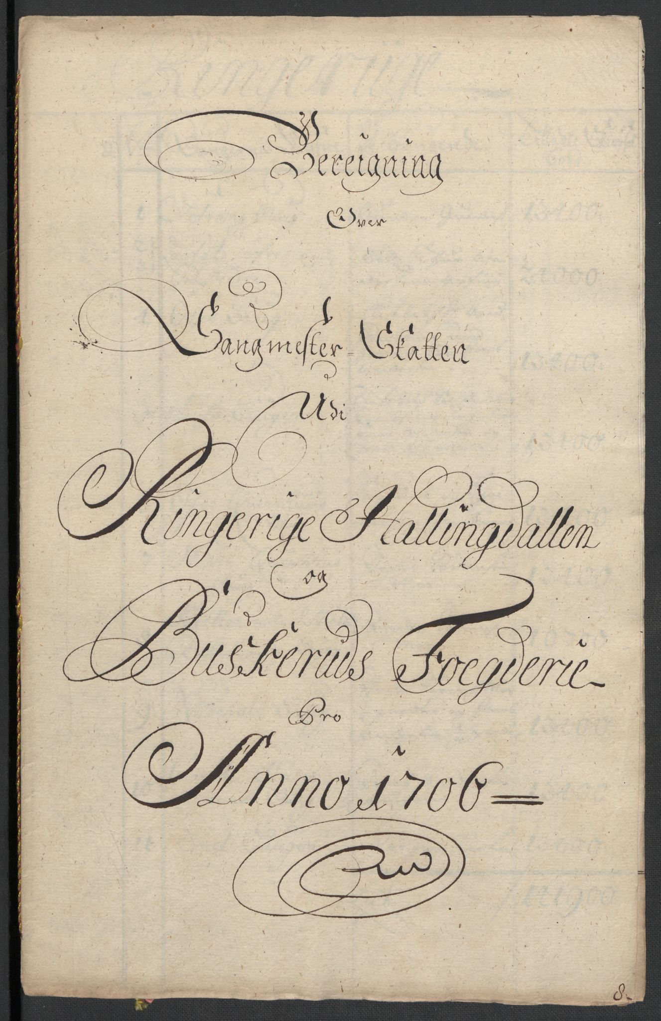 Rentekammeret inntil 1814, Reviderte regnskaper, Fogderegnskap, AV/RA-EA-4092/R22/L1465: Fogderegnskap Ringerike, Hallingdal og Buskerud, 1706, s. 229