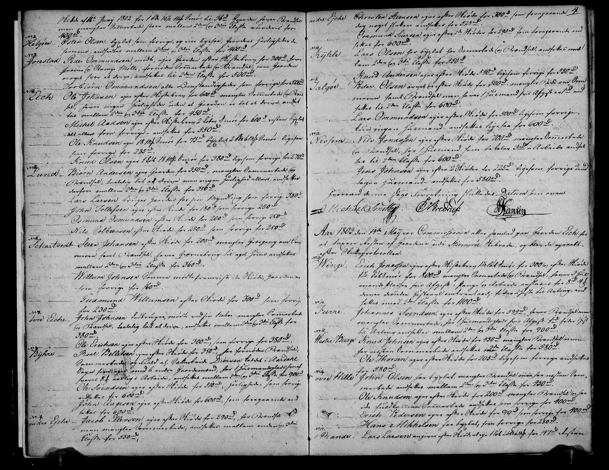 Rentekammeret inntil 1814, Realistisk ordnet avdeling, AV/RA-EA-4070/N/Ne/Nea/L0100: Ryfylke fogderi. Deliberasjonsprotokoll, 1803, s. 5