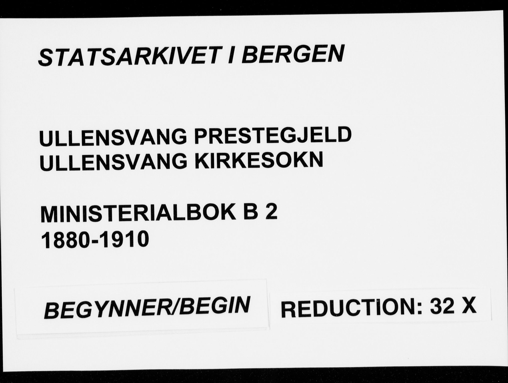 Ullensvang sokneprestembete, SAB/A-78701/H/Haa: Ministerialbok nr. B  2, 1880-1910