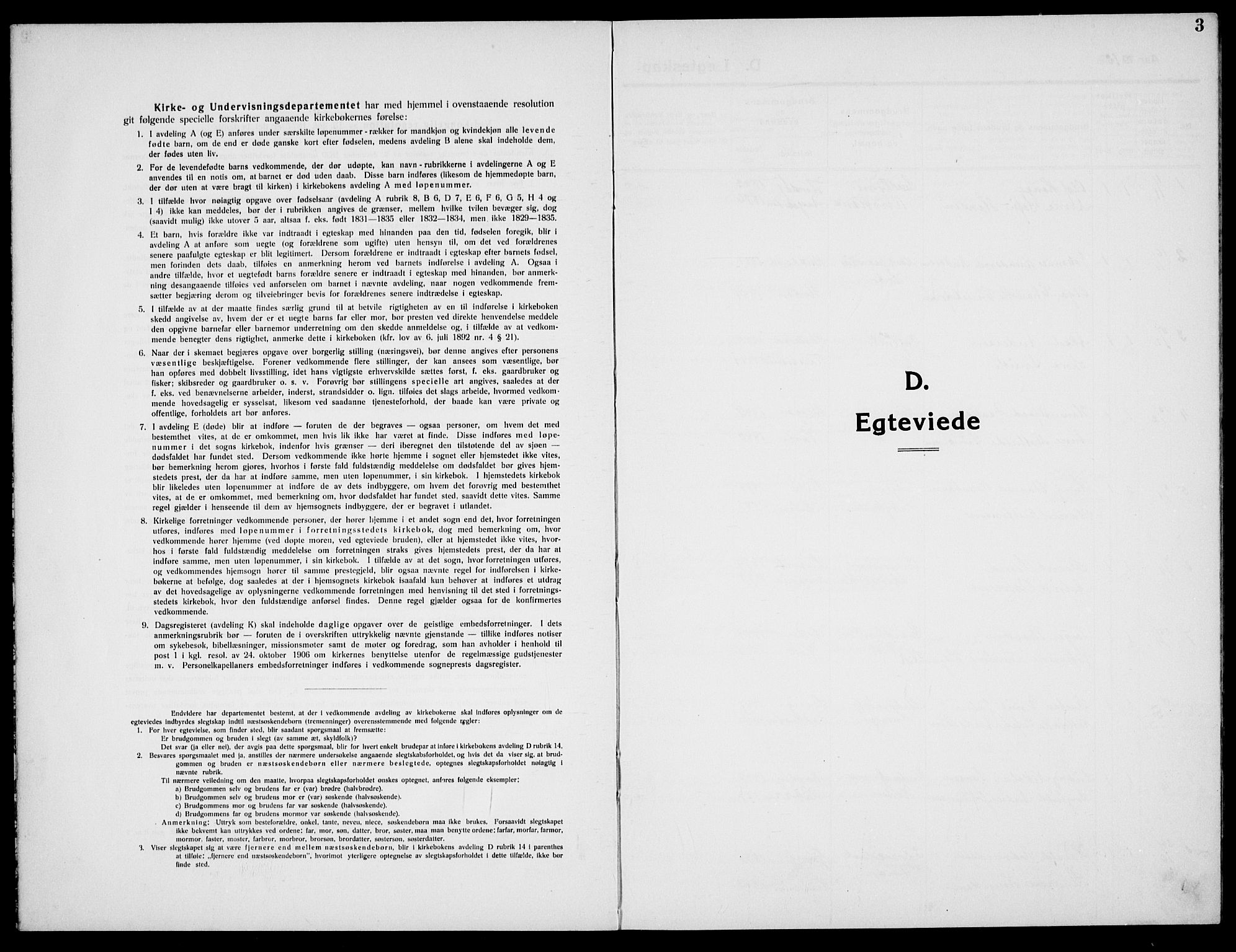 Borre kirkebøker, SAKO/A-338/G/Ga/L0007: Klokkerbok nr. I 7, 1910-1920, s. 3