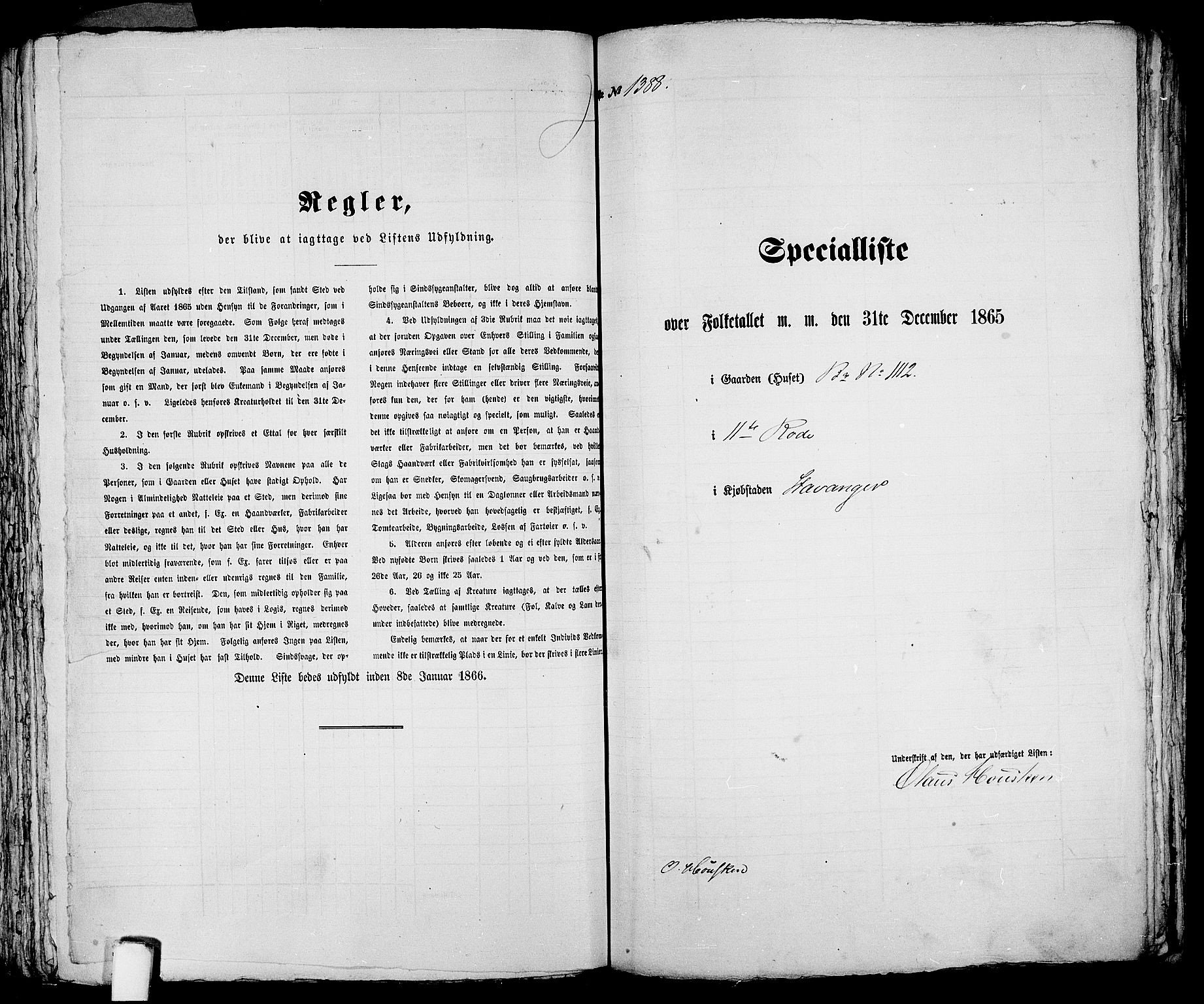 RA, Folketelling 1865 for 1103 Stavanger kjøpstad, 1865, s. 2810