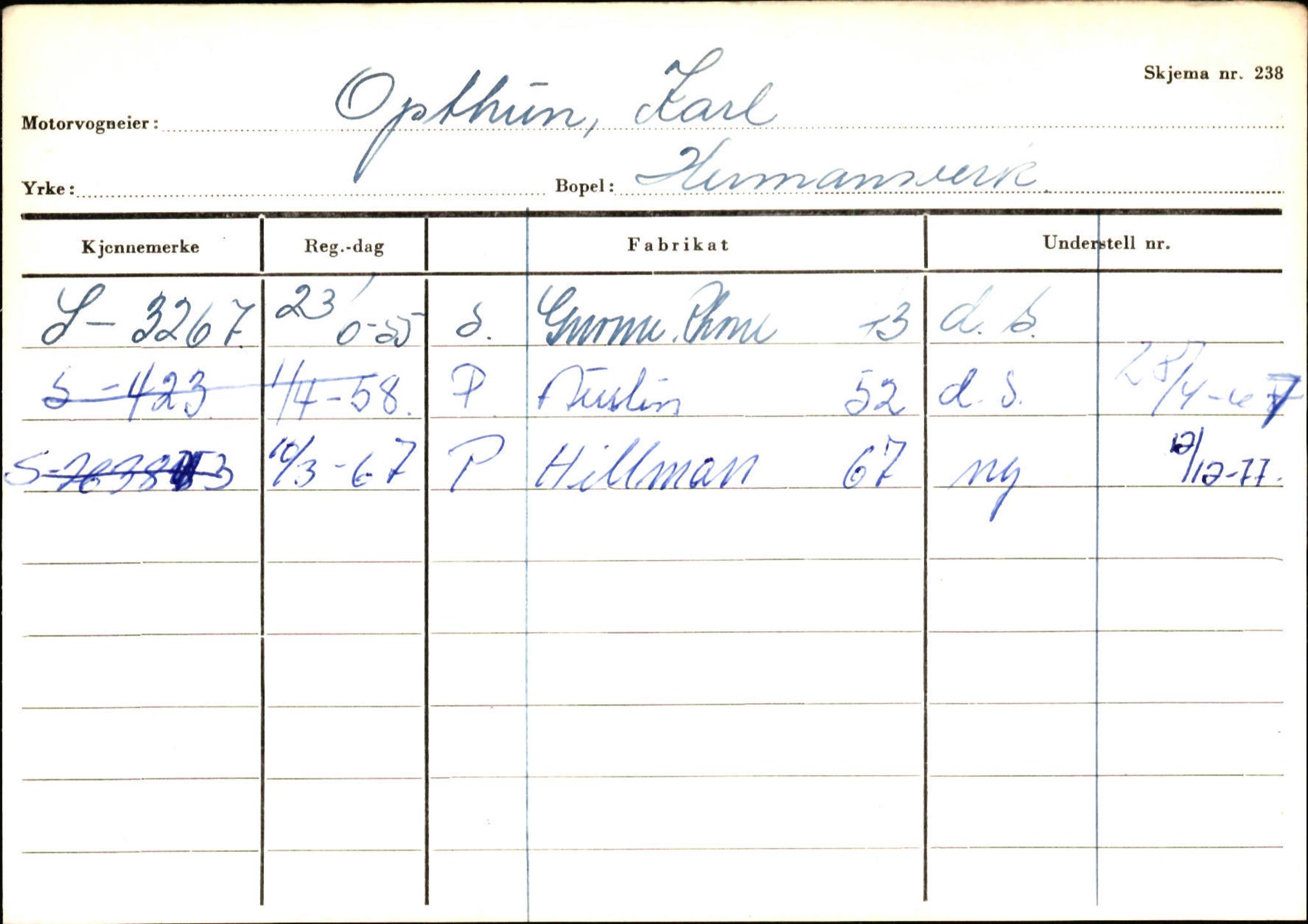 Statens vegvesen, Sogn og Fjordane vegkontor, SAB/A-5301/4/F/L0126: Eigarregister Fjaler M-Å. Leikanger A-Å, 1945-1975, s. 1922