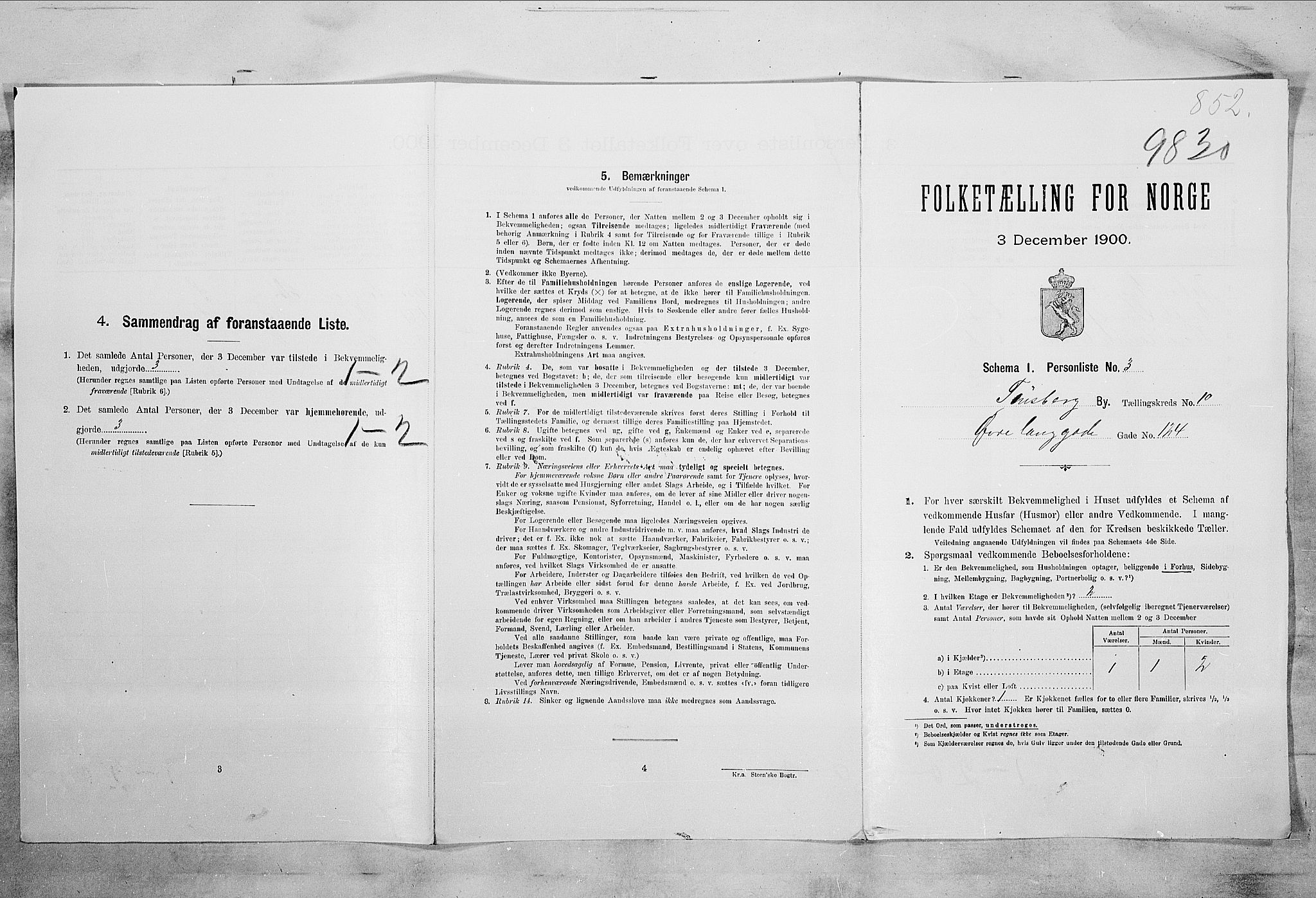 RA, Folketelling 1900 for 0705 Tønsberg kjøpstad, 1900, s. 5321
