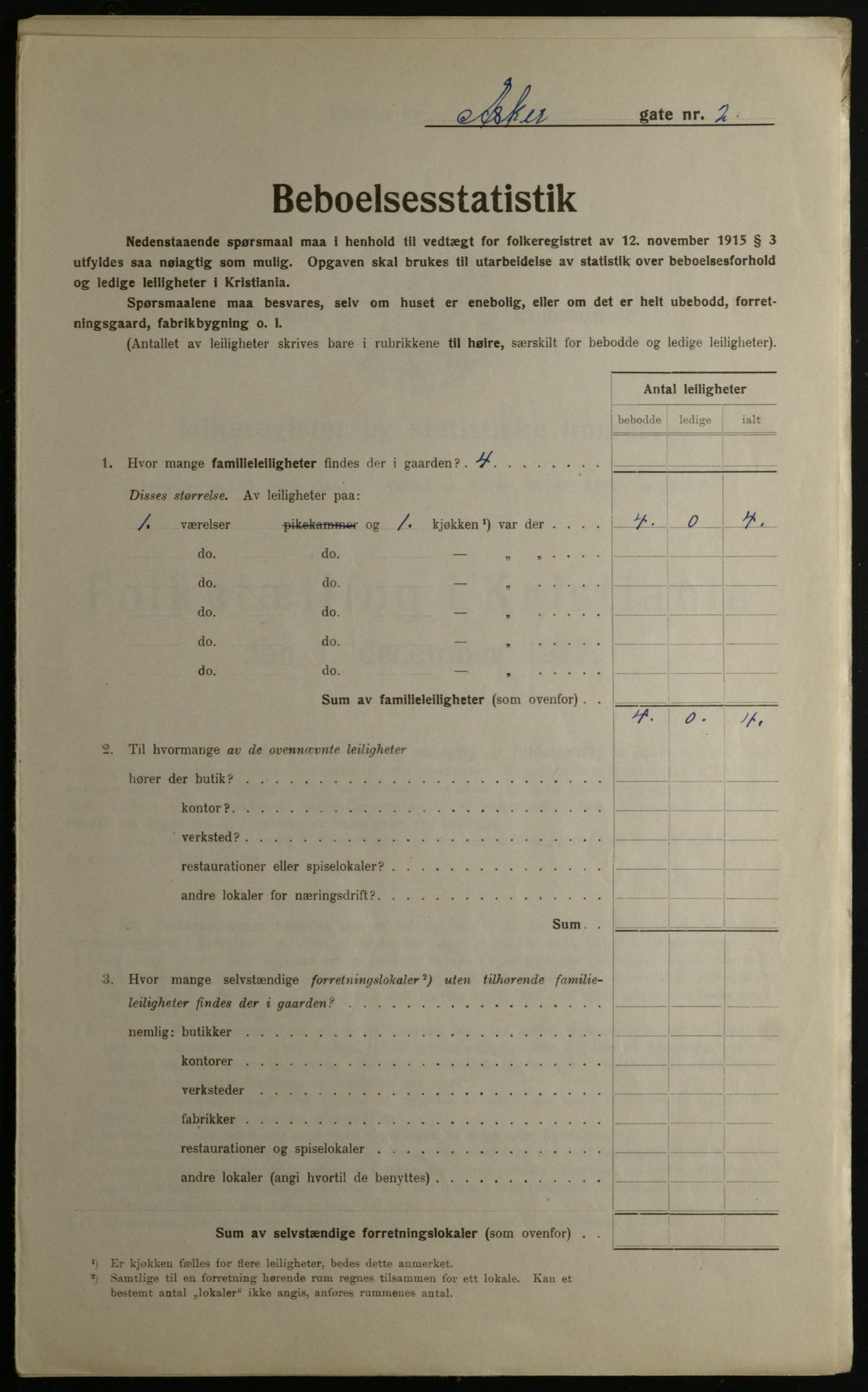 OBA, Kommunal folketelling 1.12.1923 for Kristiania, 1923, s. 3164