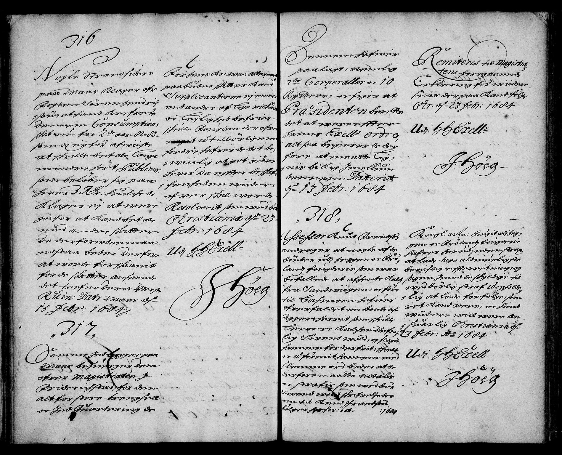 Stattholderembetet 1572-1771, AV/RA-EA-2870/Ae/L0001: Supplikasjons- og resolusjonsprotokoll, 1683-1684