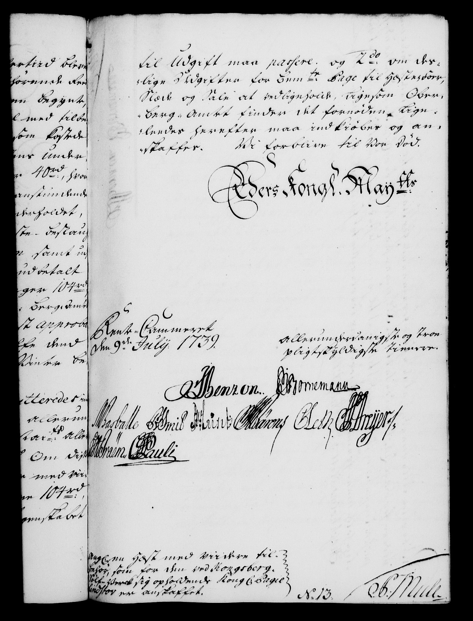 Rentekammeret, Kammerkanselliet, AV/RA-EA-3111/G/Gf/Gfa/L0022: Norsk relasjons- og resolusjonsprotokoll (merket RK 52.22), 1739, s. 562
