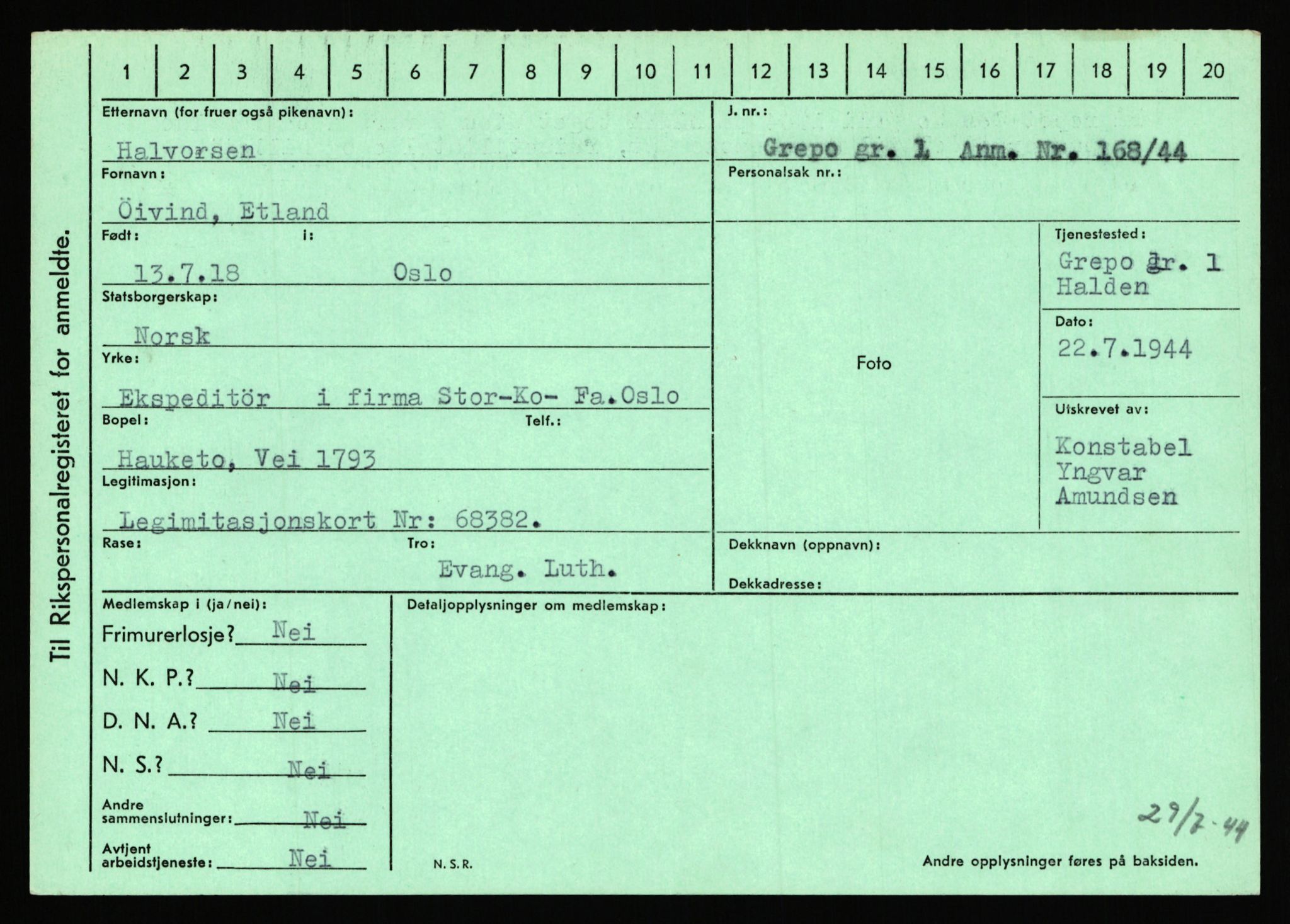 Statspolitiet - Hovedkontoret / Osloavdelingen, AV/RA-S-1329/C/Ca/L0005: Furali - Hamula, 1943-1945, s. 4729