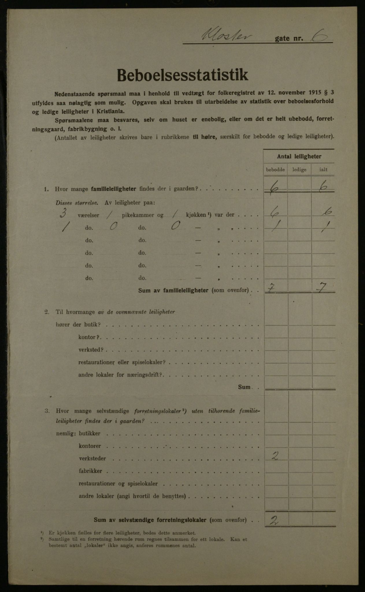 OBA, Kommunal folketelling 1.12.1923 for Kristiania, 1923, s. 58519