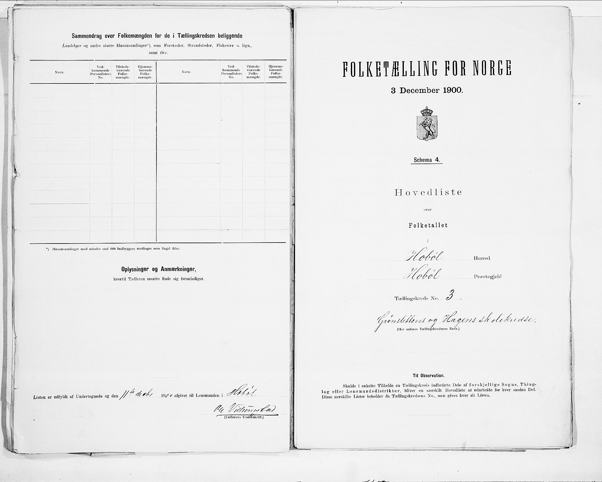 SAO, Folketelling 1900 for 0138 Hobøl herred, 1900, s. 10