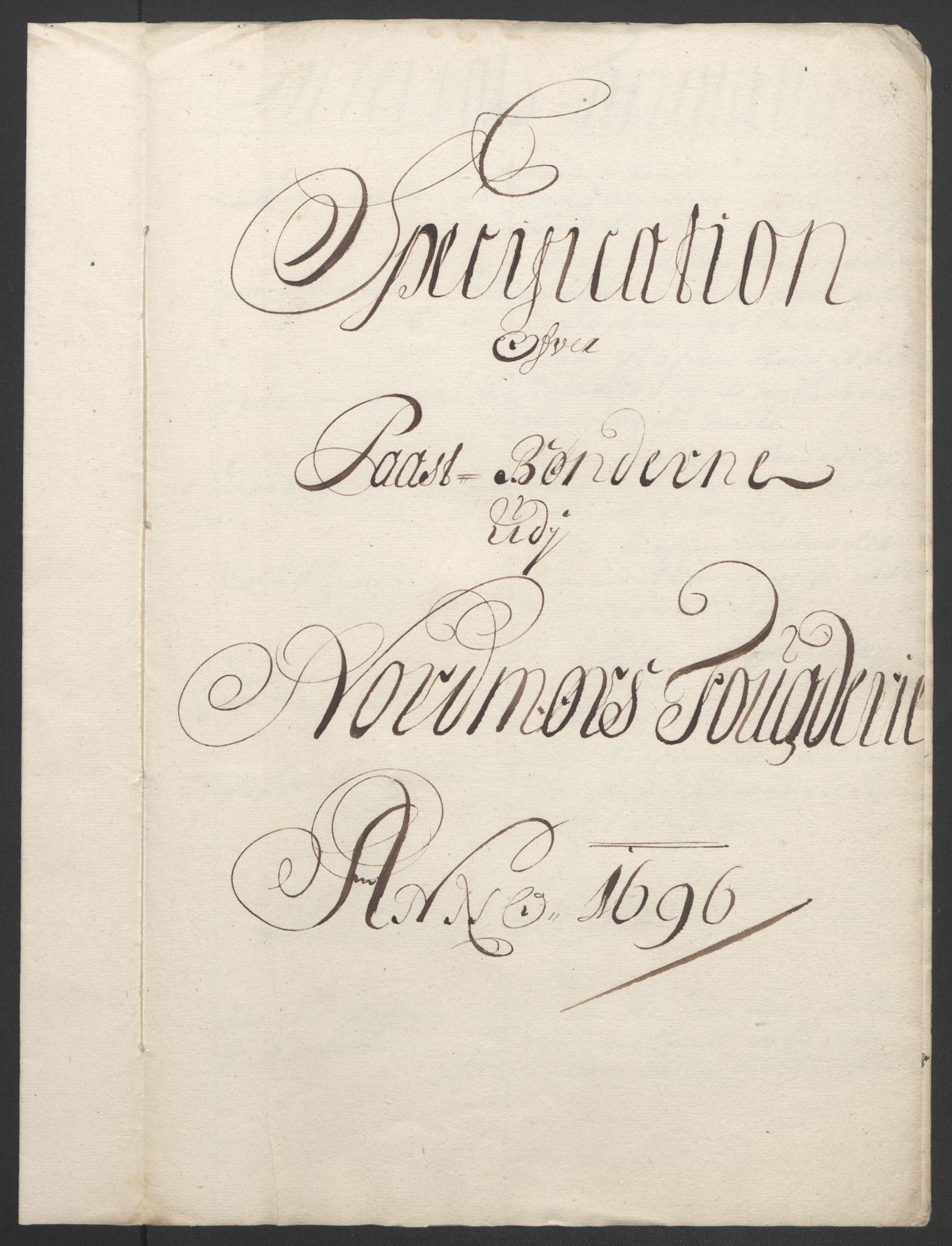 Rentekammeret inntil 1814, Reviderte regnskaper, Fogderegnskap, RA/EA-4092/R56/L3736: Fogderegnskap Nordmøre, 1694-1696, s. 454