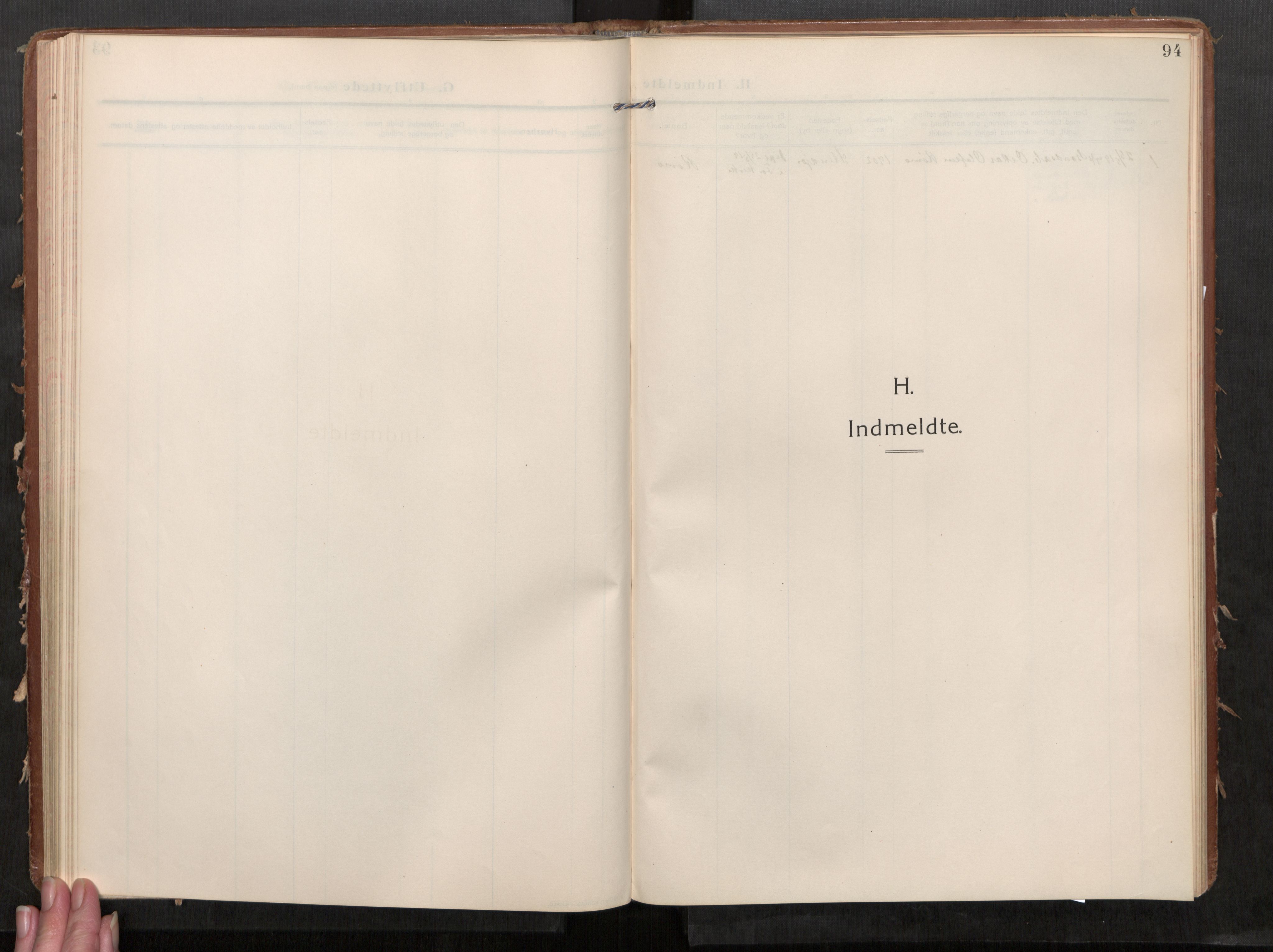 Stod sokneprestkontor, SAT/A-1164/1/I/I1/I1a/L0002: Ministerialbok nr. 2, 1909-1922, s. 94