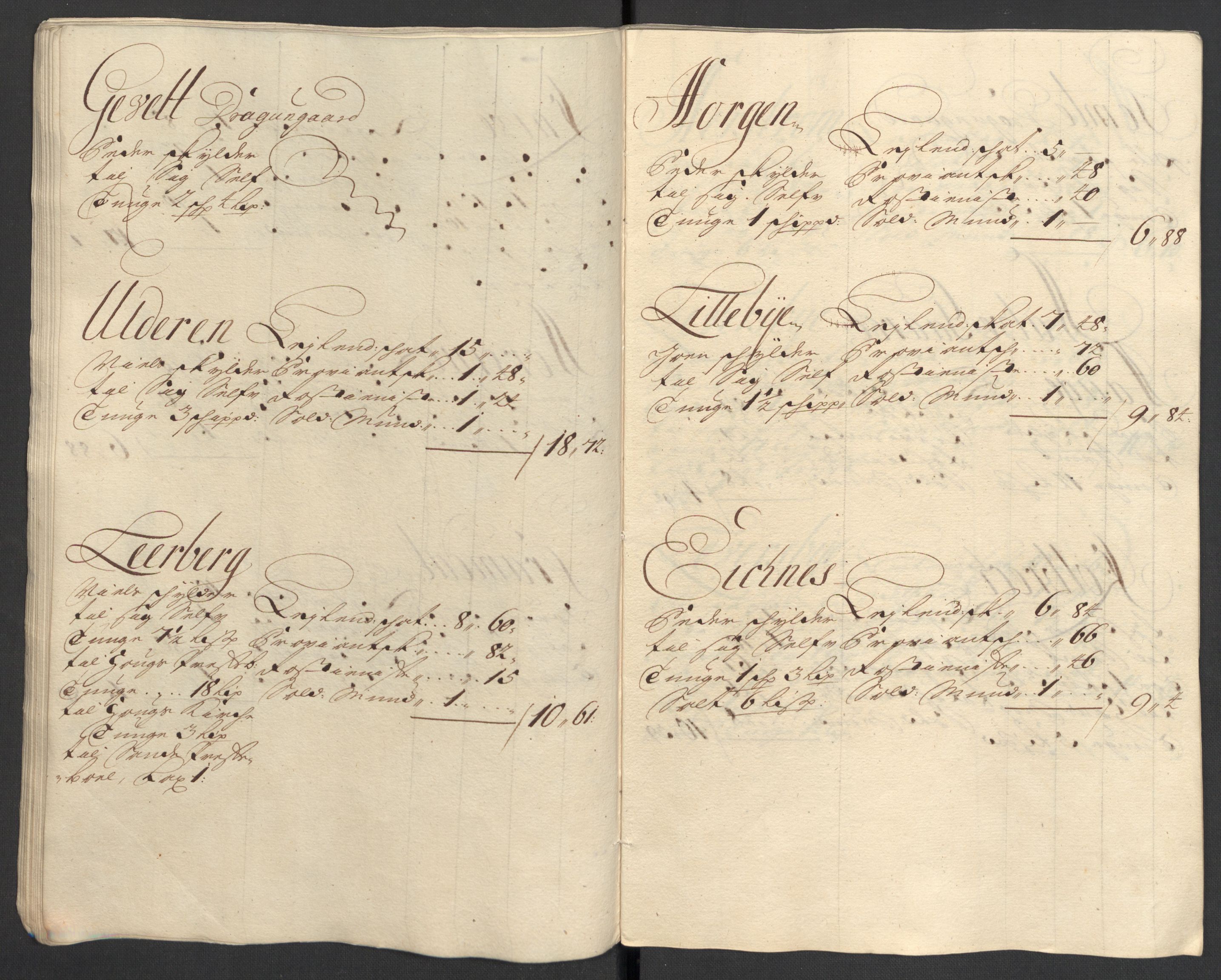 Rentekammeret inntil 1814, Reviderte regnskaper, Fogderegnskap, AV/RA-EA-4092/R31/L1705: Fogderegnskap Hurum, Røyken, Eiker, Lier og Buskerud, 1711, s. 61