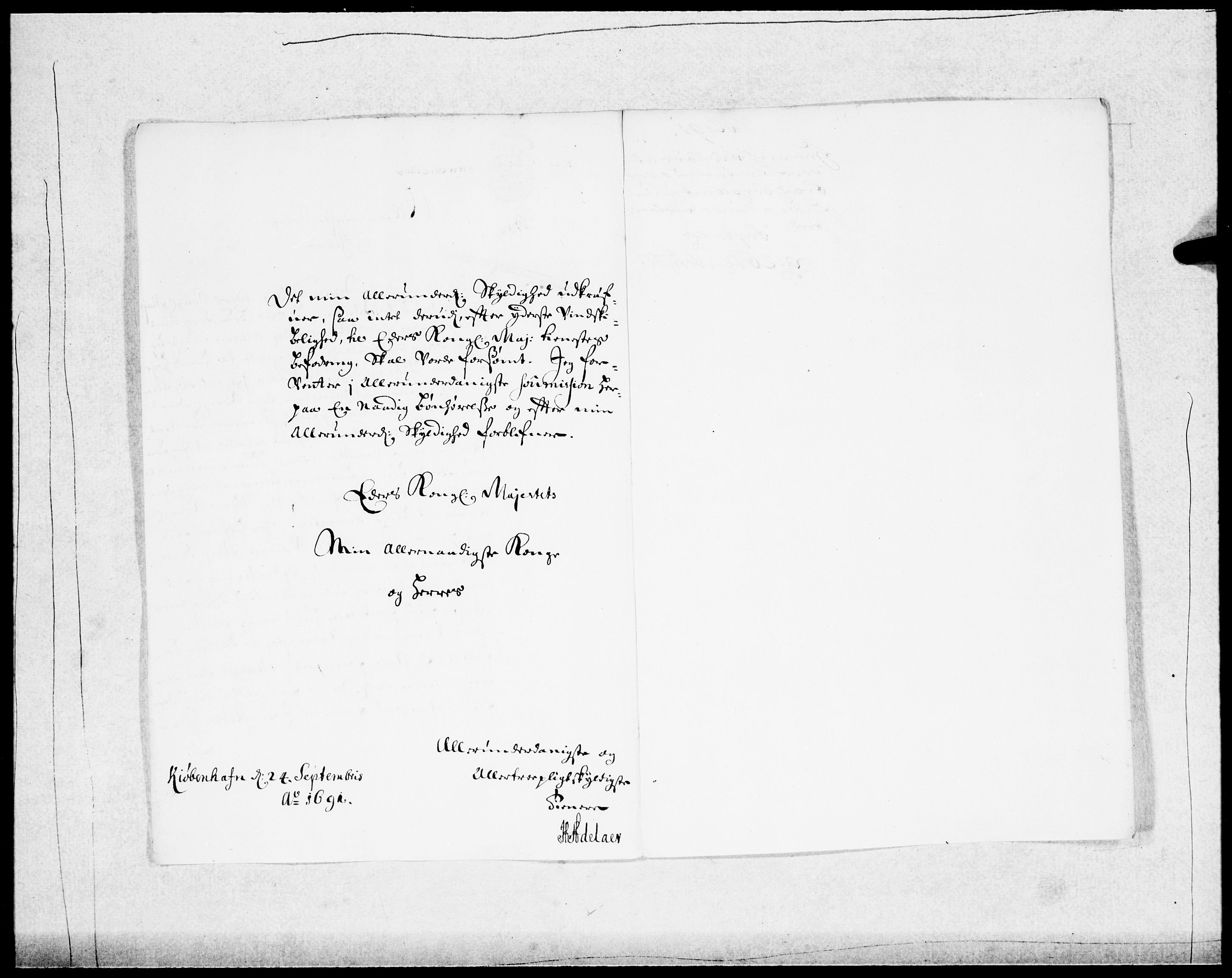 Danske Kanselli 1572-1799, AV/RA-EA-3023/F/Fc/Fcc/Fcca/L0044: Norske innlegg 1572-1799, 1690-1691, s. 376