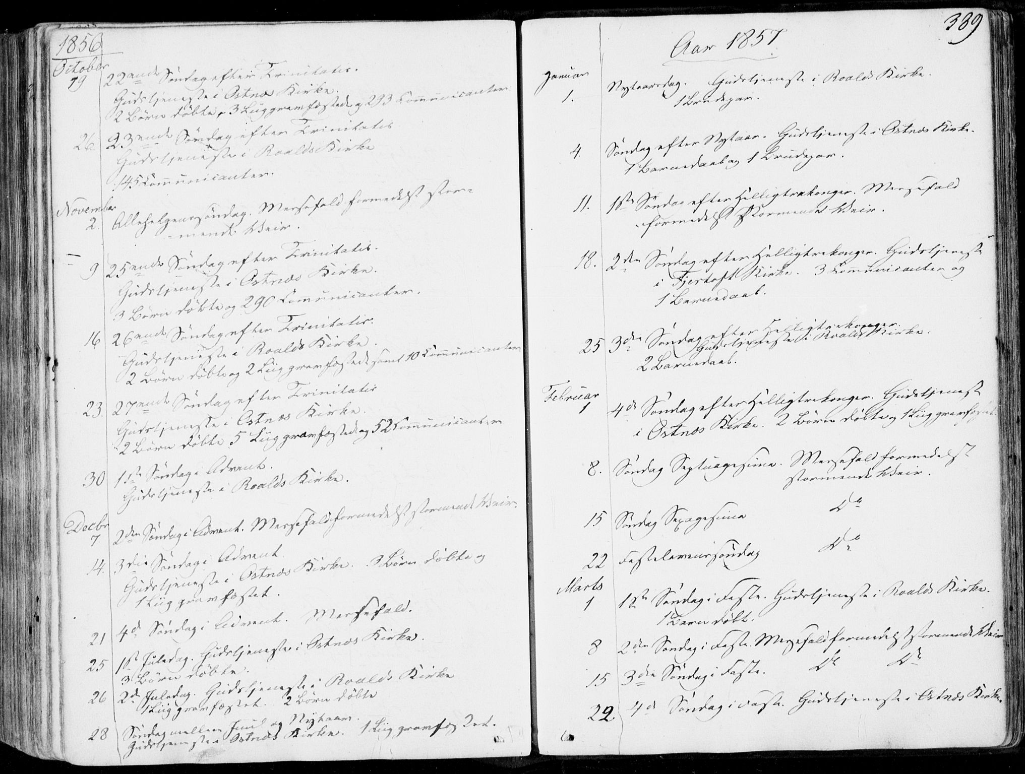 Ministerialprotokoller, klokkerbøker og fødselsregistre - Møre og Romsdal, AV/SAT-A-1454/536/L0497: Ministerialbok nr. 536A06, 1845-1865, s. 389