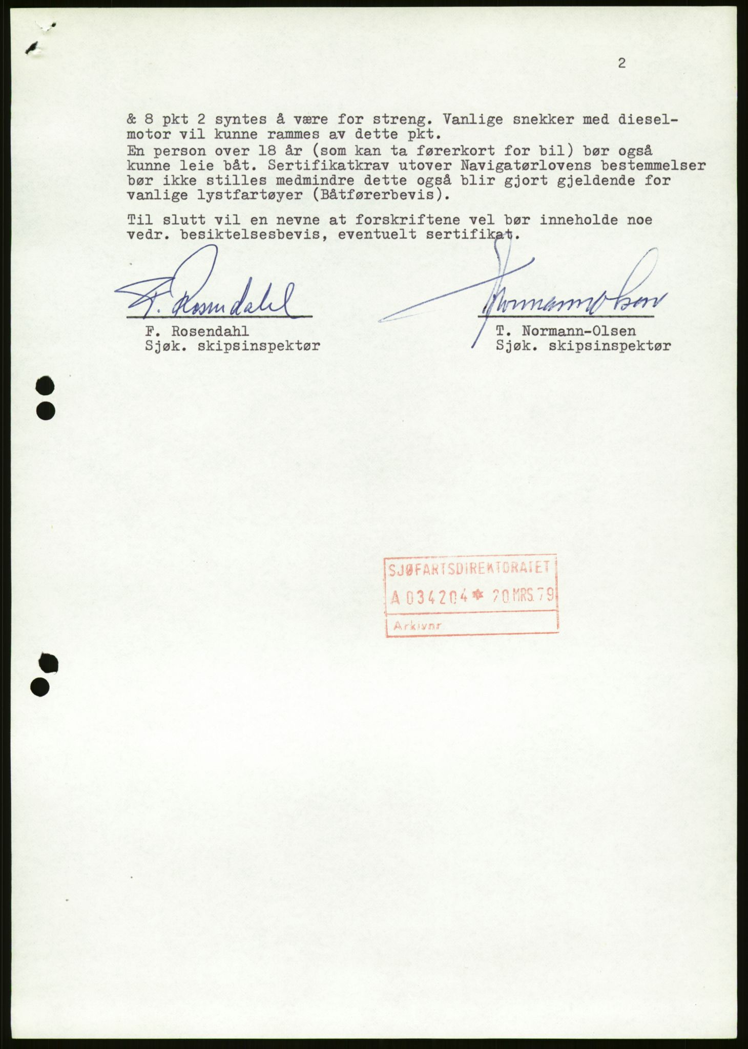 Sjøfartsdirektoratet med forløpere, generelt arkiv, AV/RA-S-1407/D/Du/Duc/L0642/0001: Skipskontrollen - Forskrifter / Forskrift om utleiebåter (2 mapper), 1978-1987, s. 337