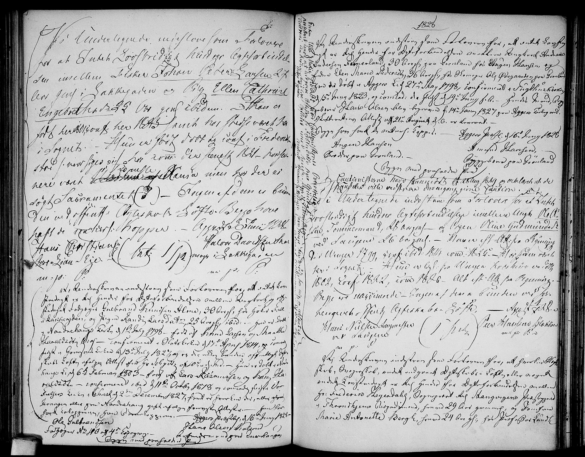 Aker prestekontor kirkebøker, AV/SAO-A-10861/L/L0004: Forlovererklæringer nr. 4, 1778-1831