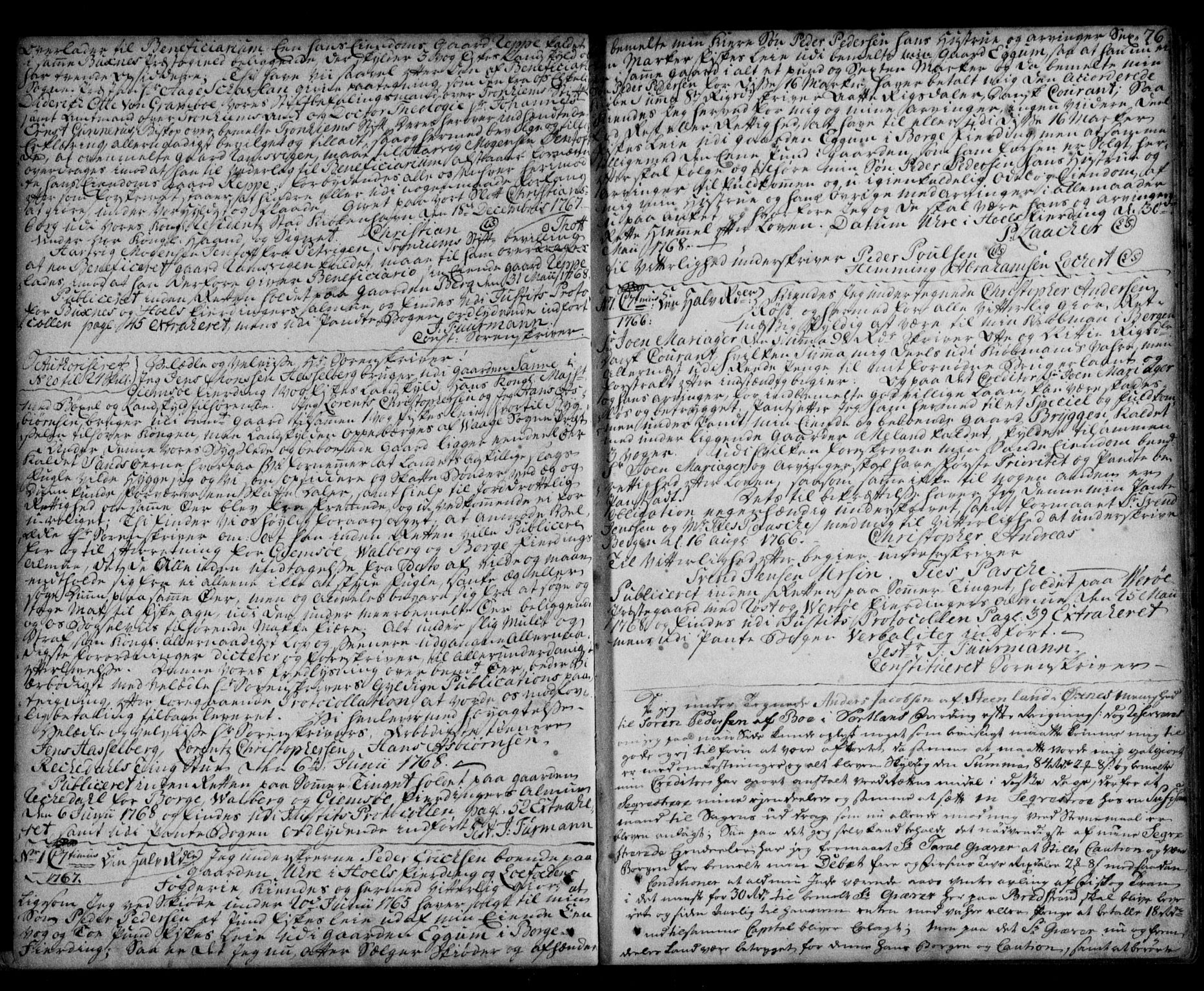 Vesterålen sorenskriveri, SAT/A-4180/1/2/2Ca/L0001: Pantebok nr. A, 1711-1788, s. 76