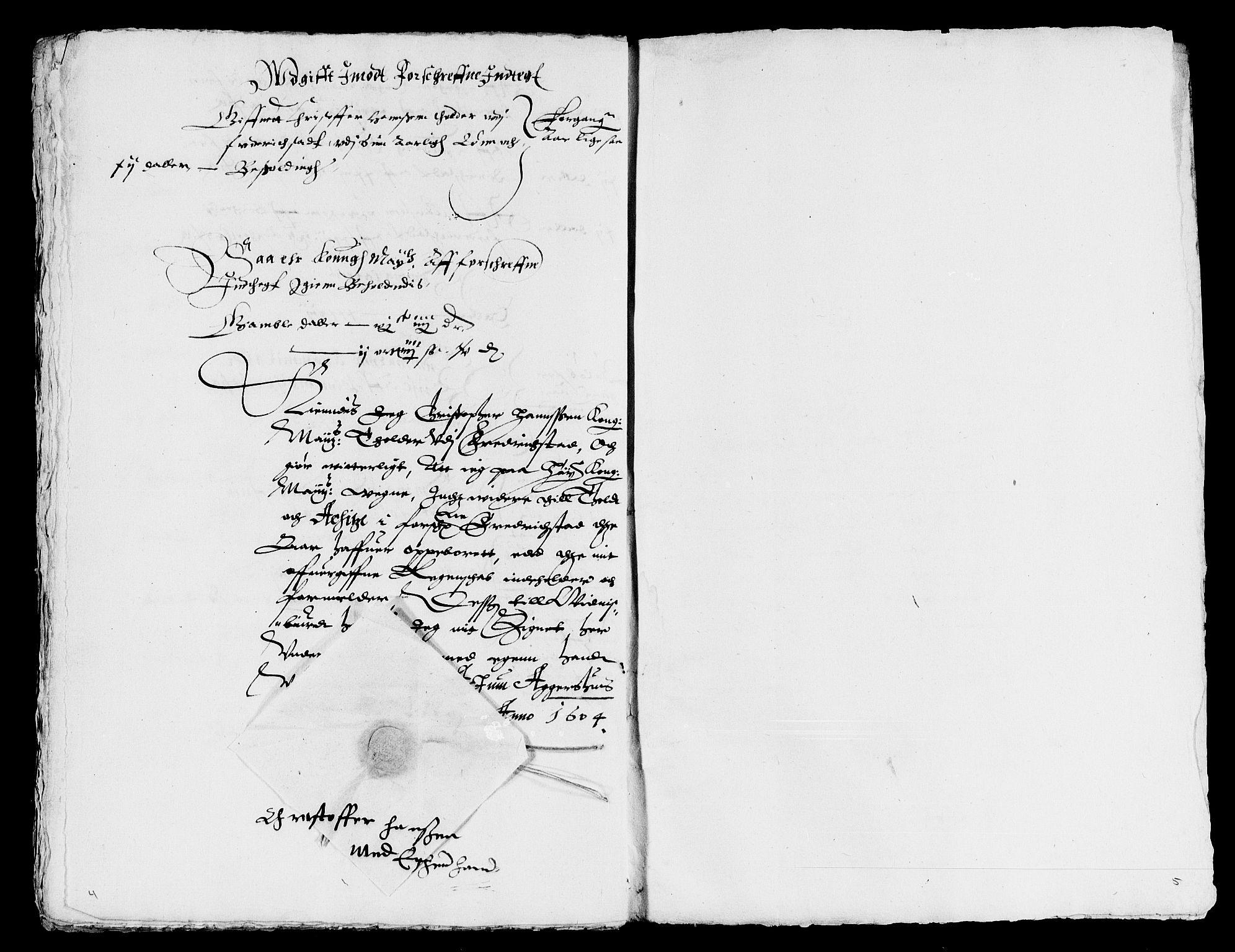 Rentekammeret inntil 1814, Reviderte regnskaper, Lensregnskaper, RA/EA-5023/R/Rb/Rba/L0016: Akershus len, 1603-1604