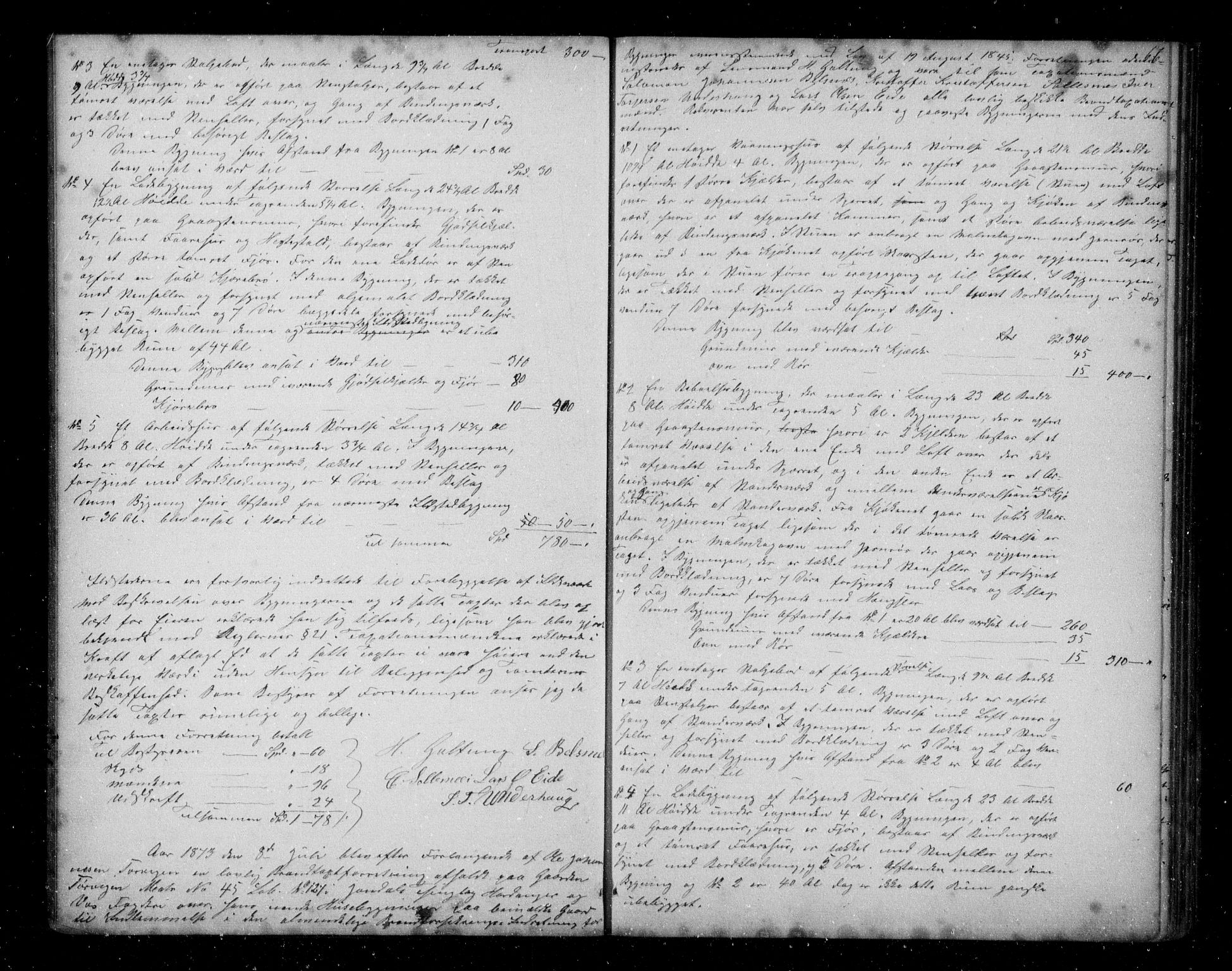 Lensmannen i Jondal, AV/SAB-A-33101/0012/L0001: Branntakstprotokoll, 1846-1885, s. 65b-66a