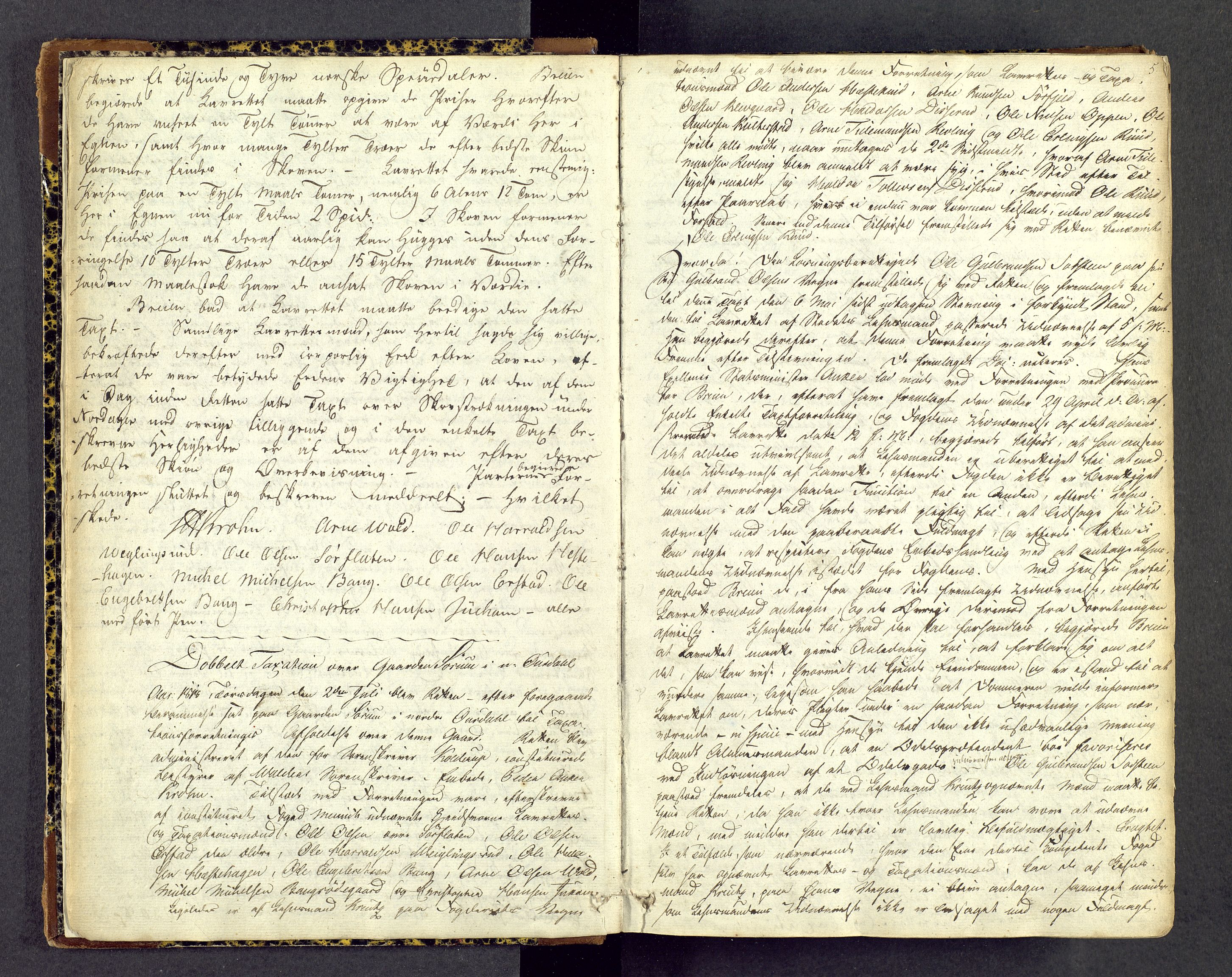 Valdres sorenskriveri, AV/SAH-TING-016/G/Gd/L0004: Åstedsprotokoll, 1818-1829, s. 5