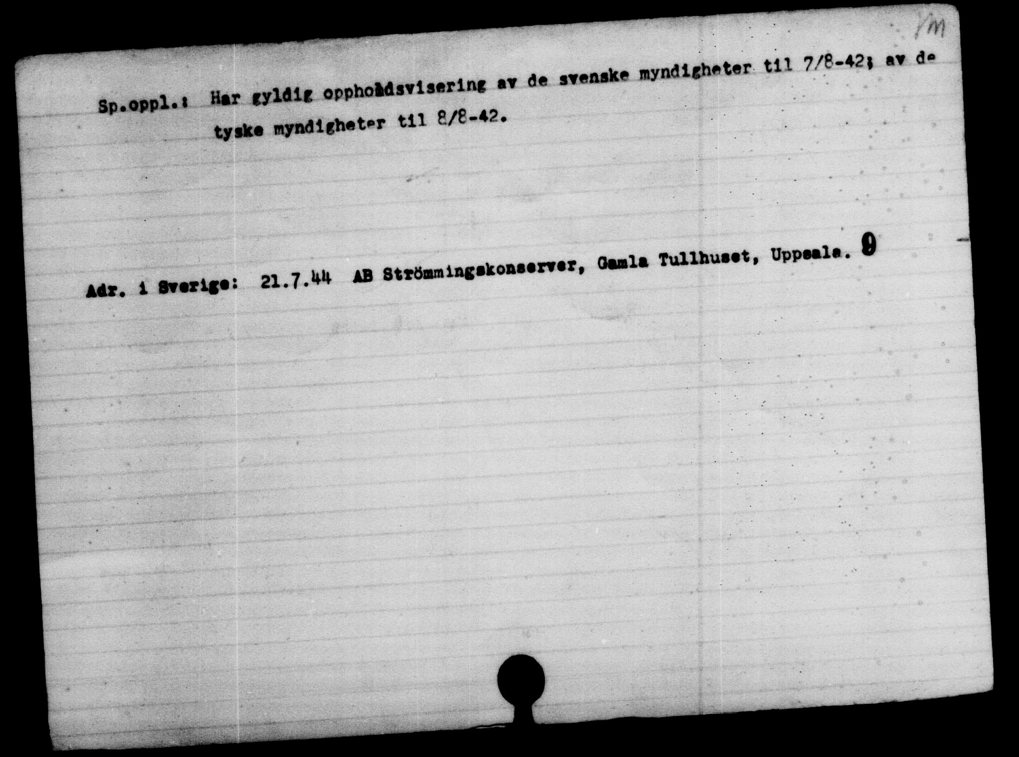 Den Kgl. Norske Legasjons Flyktningskontor, AV/RA-S-6753/V/Va/L0004: Kjesäterkartoteket.  Flyktningenr. 3496-6610, 1940-1945, s. 3114