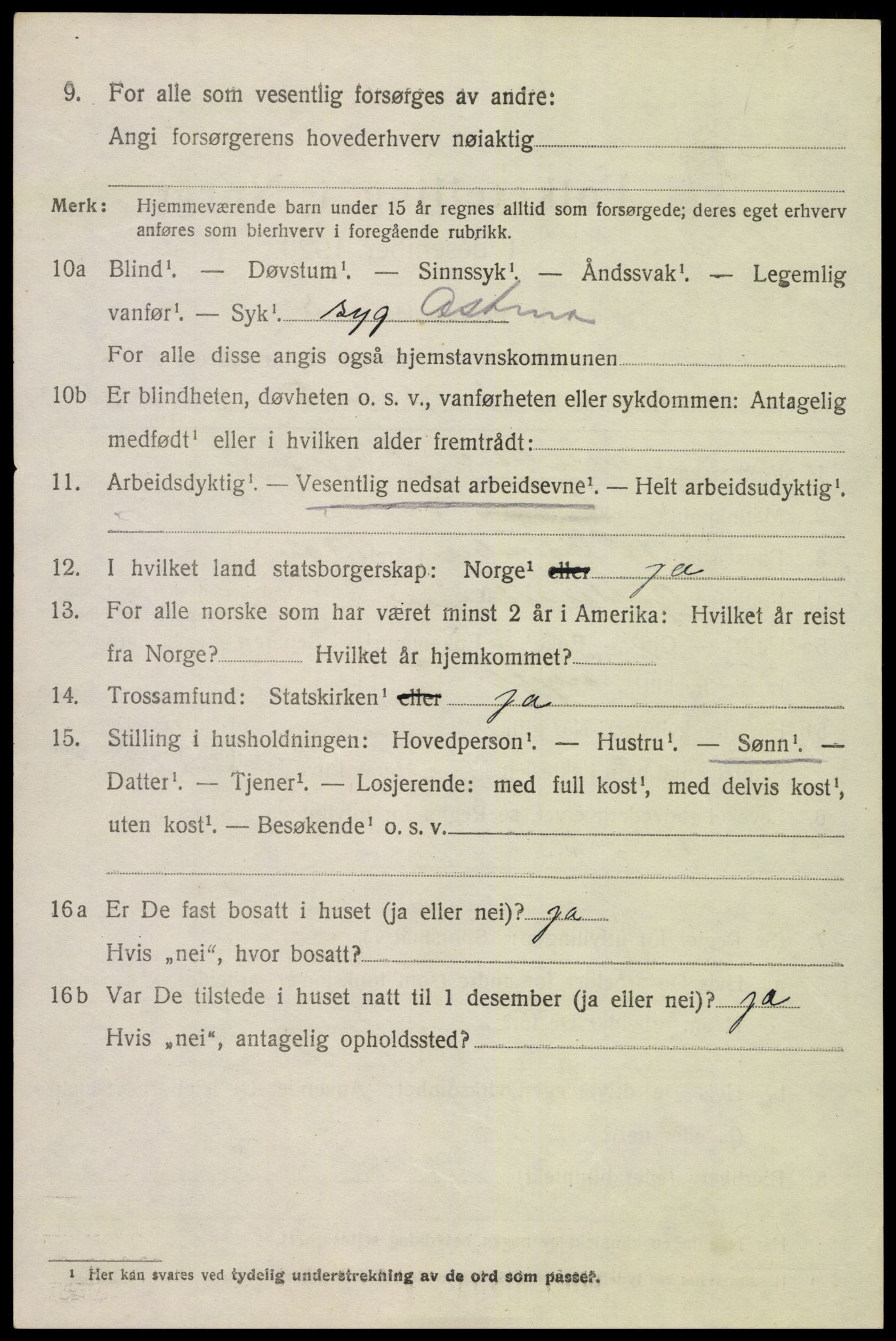 SAK, Folketelling 1920 for 0922 Hisøy herred, 1920, s. 2401