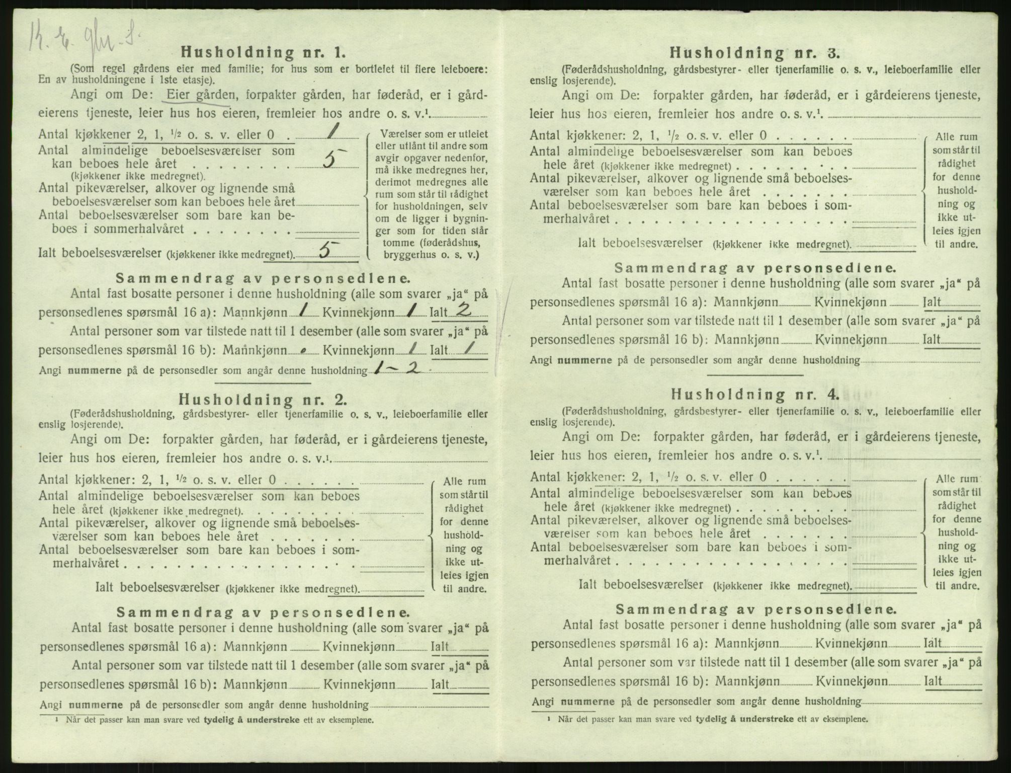 SAK, Folketelling 1920 for 0913 Søndeled herred, 1920, s. 390