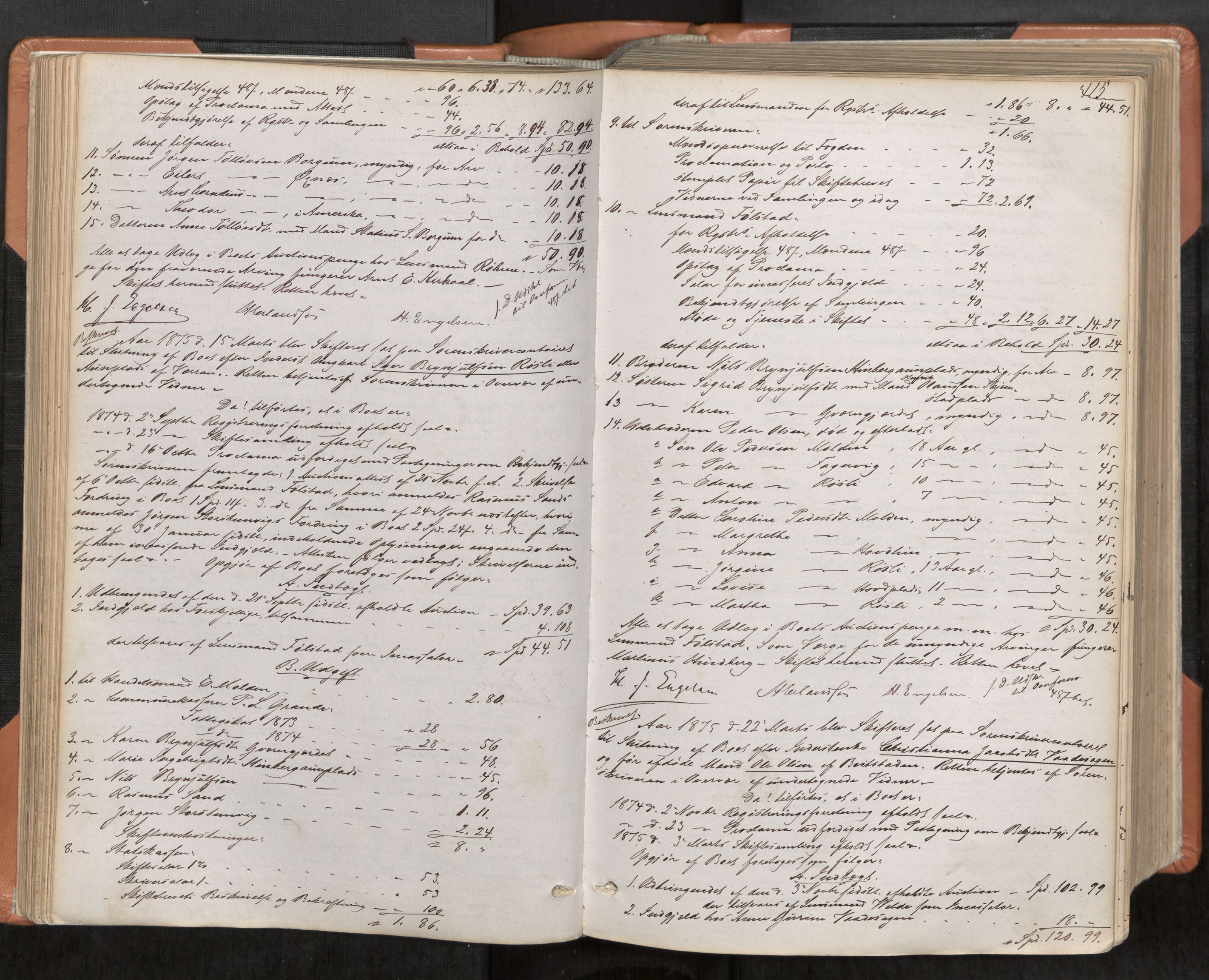 Inderøy sorenskriveri, AV/SAT-A-4147/1/3/3A/L0028: Skifteslutningsprotokoll 3, 1871-1888, s. 115