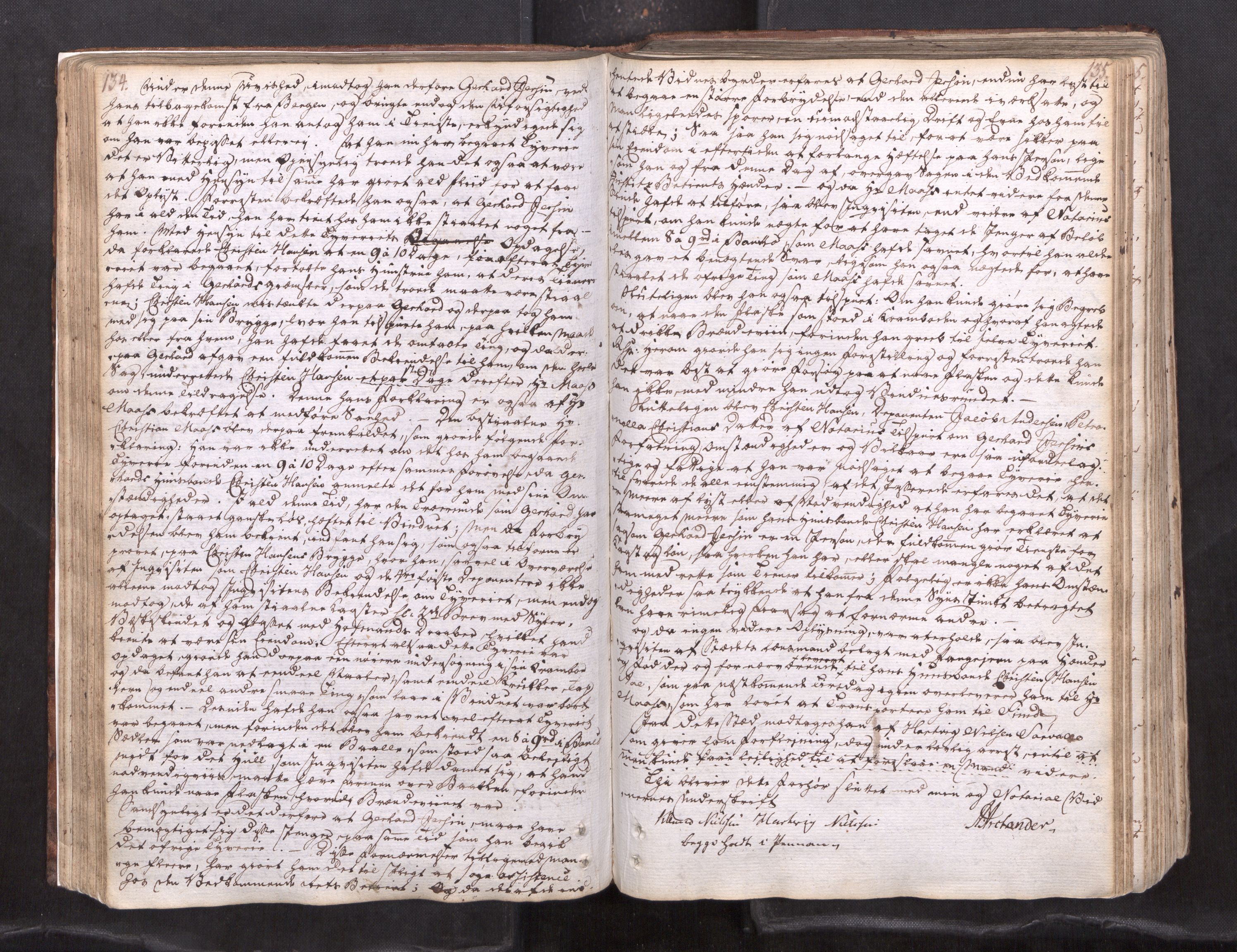 Vesterålen sorenskriveri, AV/SAT-A-4180/1/1/1A/L0014: Tingbok, 1801-1805, s. 134-135