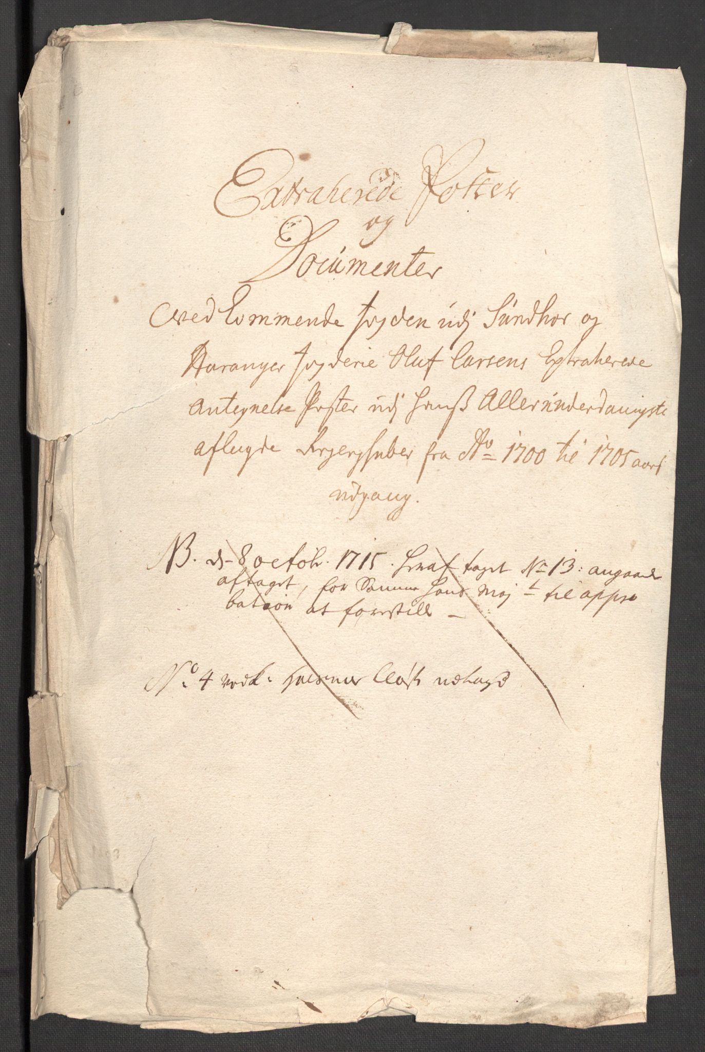Rentekammeret inntil 1814, Reviderte regnskaper, Fogderegnskap, AV/RA-EA-4092/R48/L2983: Fogderegnskap Sunnhordland og Hardanger, 1705, s. 326