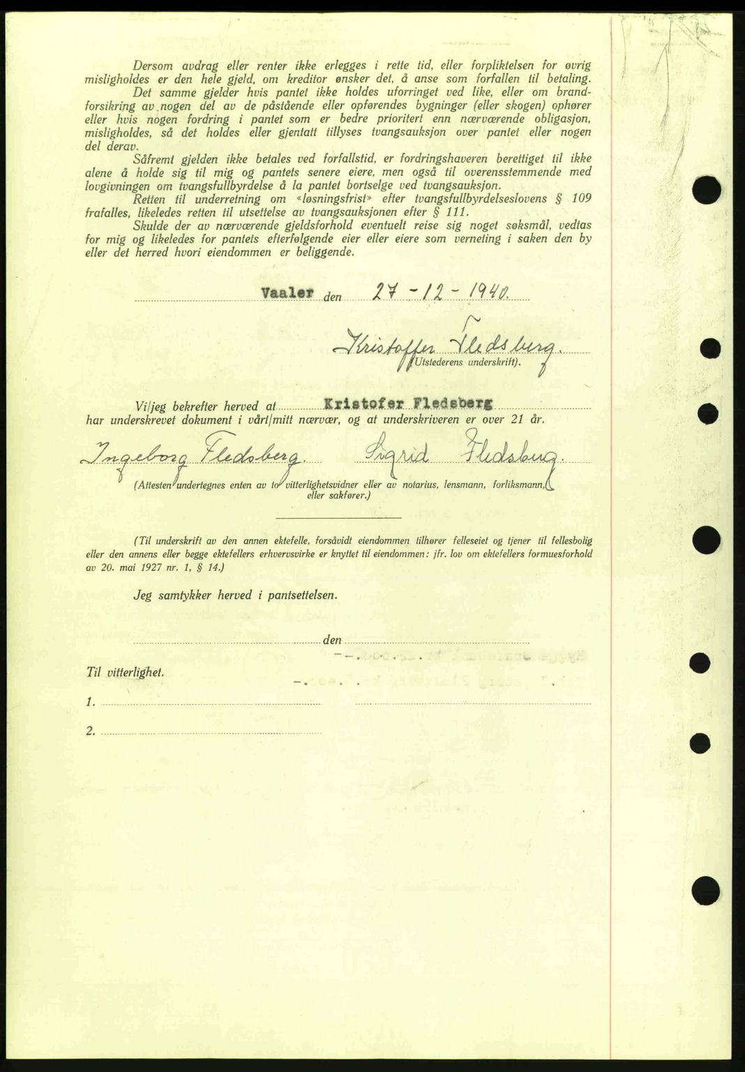 Moss sorenskriveri, SAO/A-10168: Pantebok nr. B10, 1940-1941, Dagboknr: 19/1941