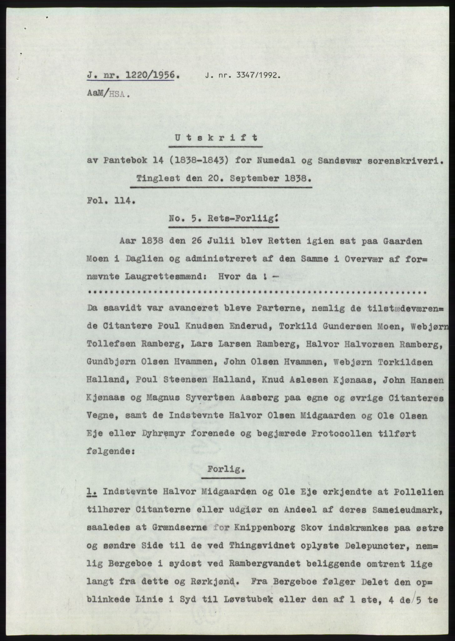 Statsarkivet i Kongsberg, SAKO/A-0001, 1956-1957, s. 12