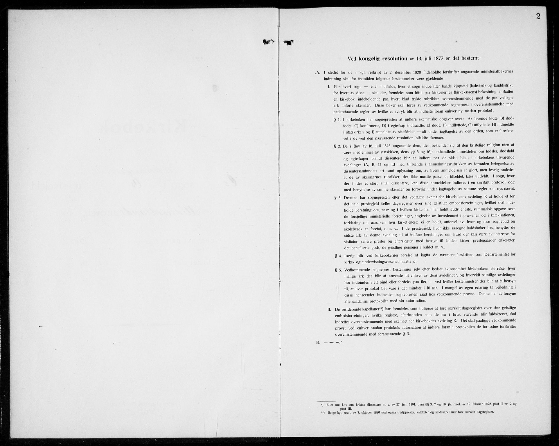 Os sokneprestembete, SAB/A-99929: Klokkerbok nr. A 5, 1923-1941, s. 2
