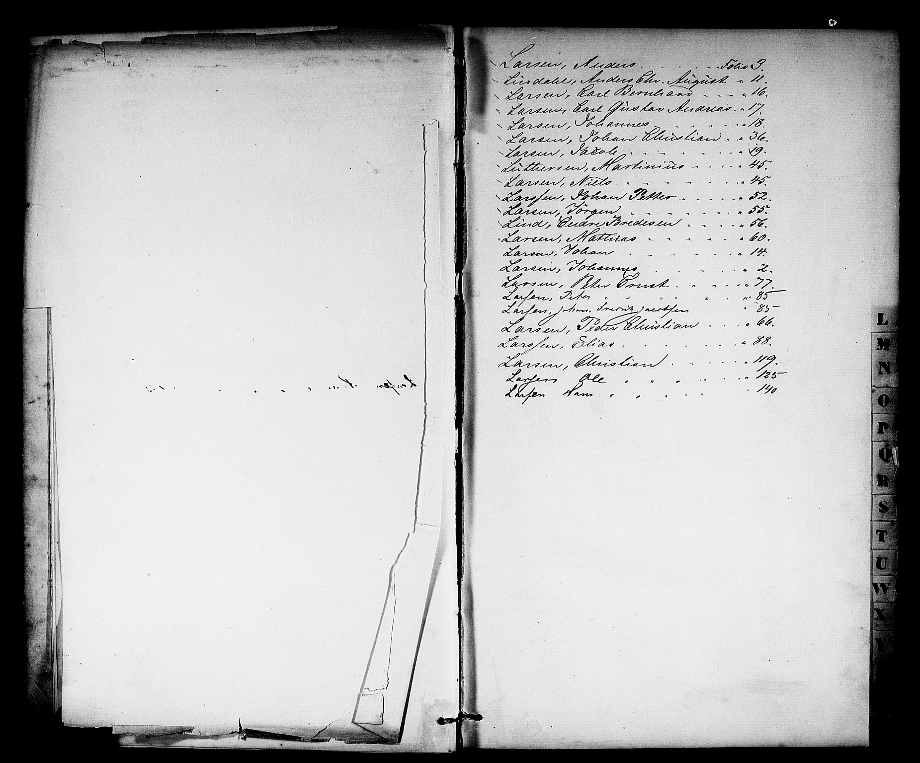 Horten innrulleringskontor, SAKO/A-785/F/Fc/L0002: Hovedrulle, 1861-1868, s. 10