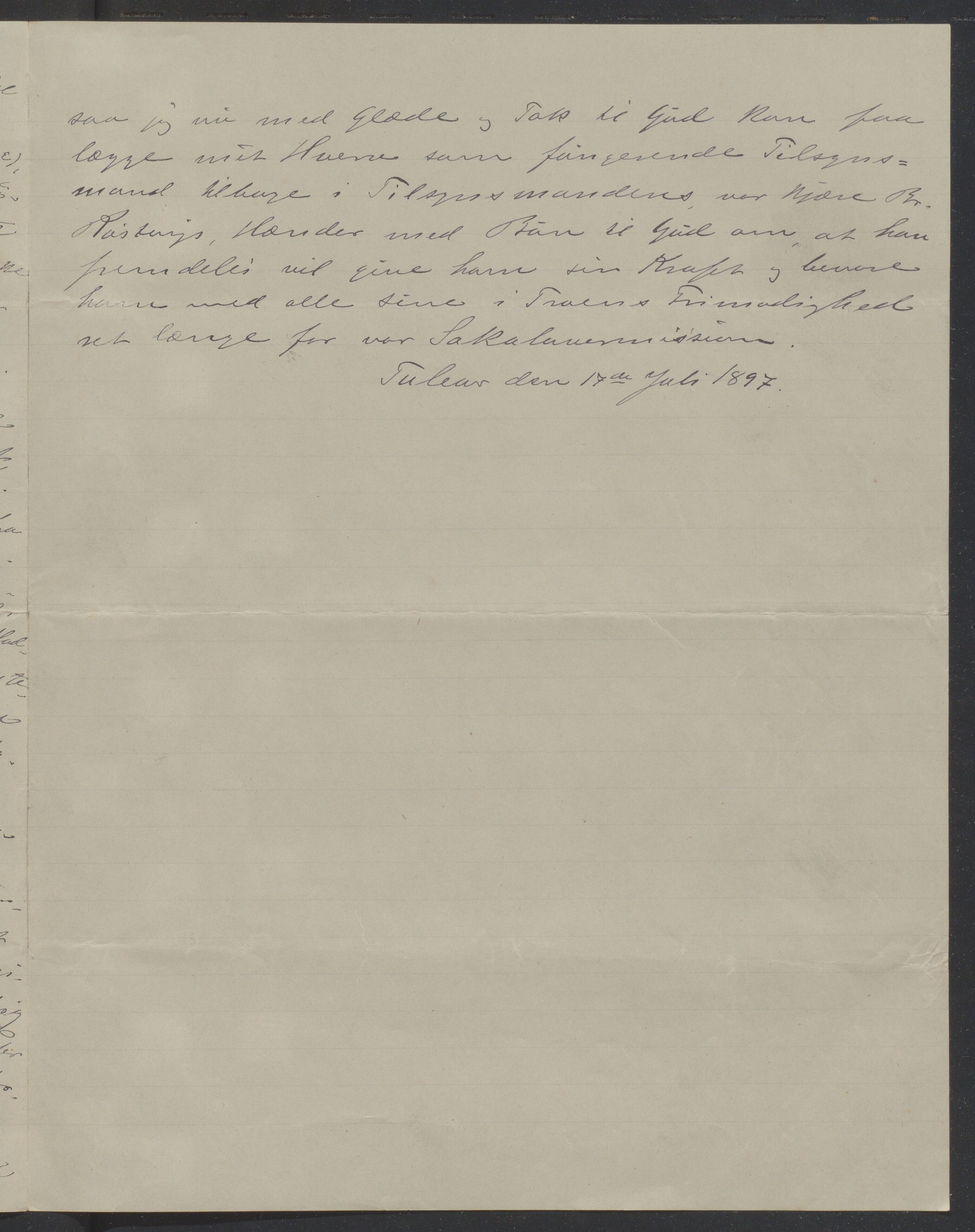 Det Norske Misjonsselskap - hovedadministrasjonen, VID/MA-A-1045/D/Da/Daa/L0041/0010: Konferansereferat og årsberetninger / Konferansereferat fra Vest-Madagaskar., 1897