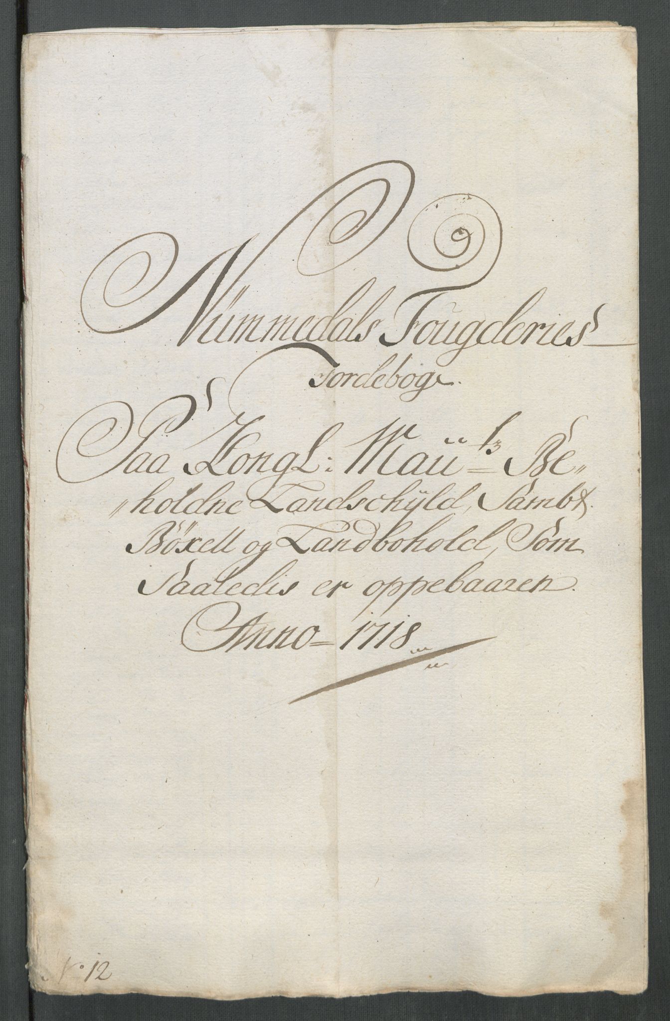 Rentekammeret inntil 1814, Reviderte regnskaper, Fogderegnskap, RA/EA-4092/R64/L4439: Fogderegnskap Namdal, 1718, s. 149