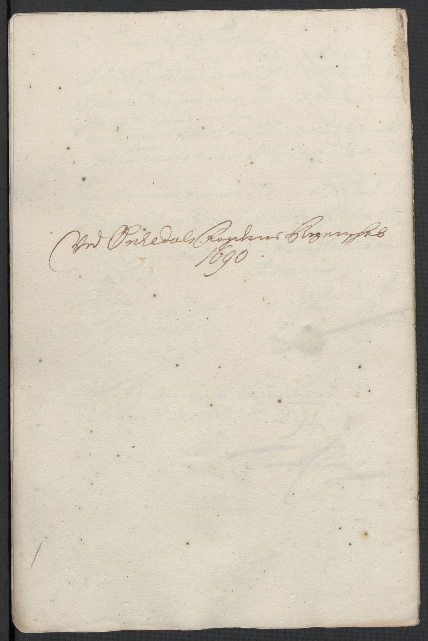 Rentekammeret inntil 1814, Reviderte regnskaper, Fogderegnskap, AV/RA-EA-4092/R58/L3936: Fogderegnskap Orkdal, 1689-1690, s. 425
