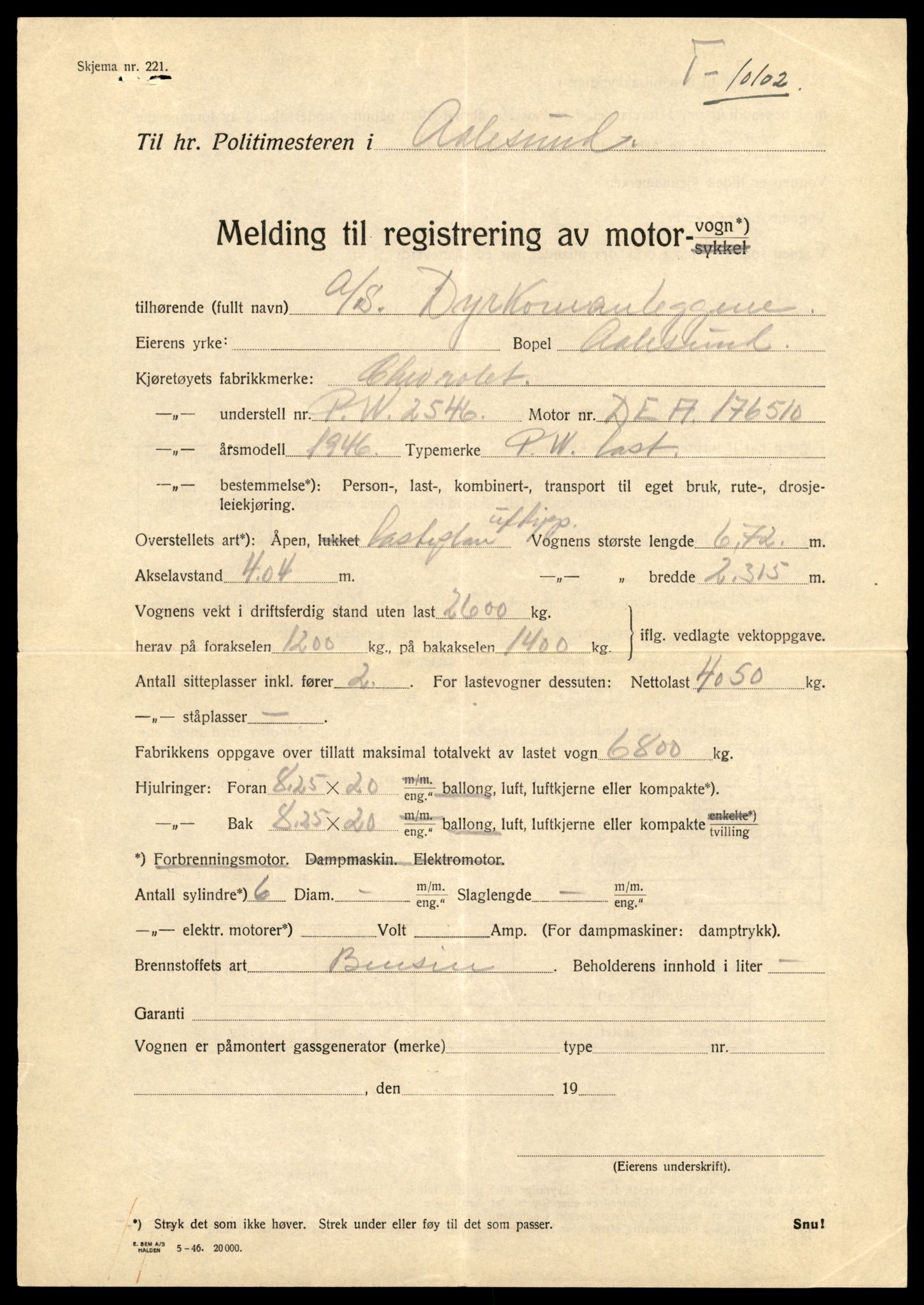 Møre og Romsdal vegkontor - Ålesund trafikkstasjon, AV/SAT-A-4099/F/Fe/L0036: Registreringskort for kjøretøy T 12831 - T 13030, 1927-1998, s. 1859